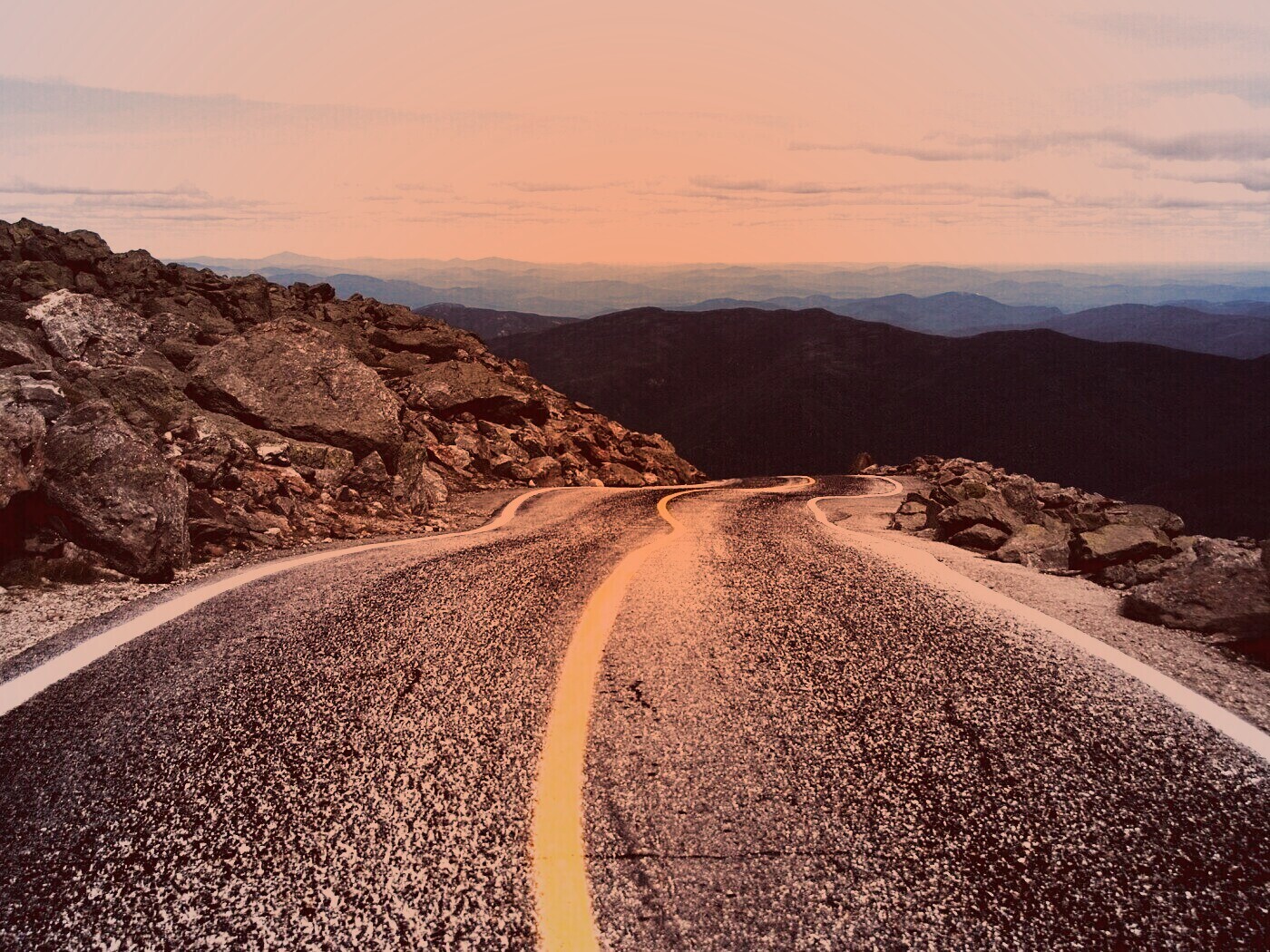 Горная дорога обои