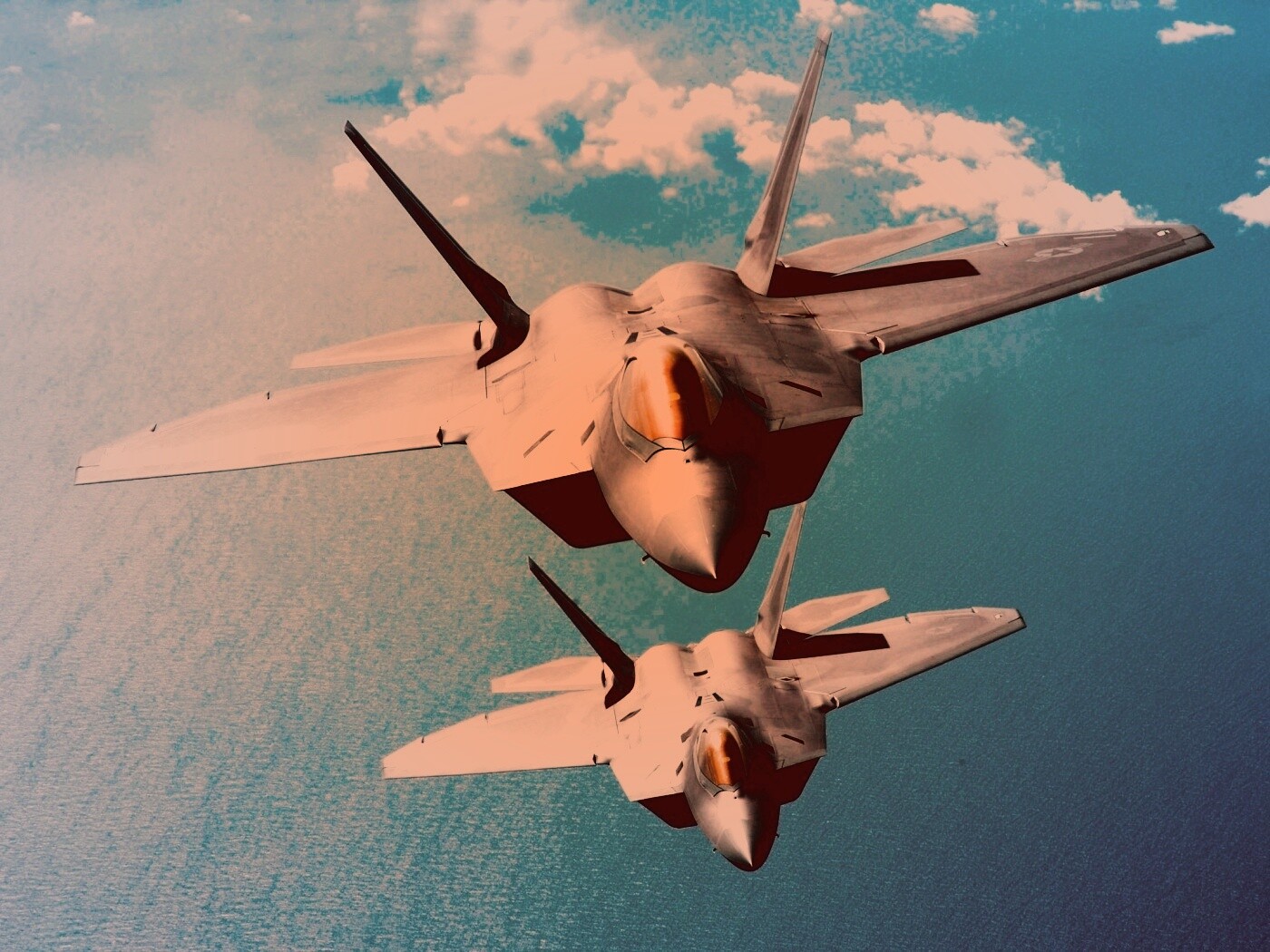 Истребители в небе обои