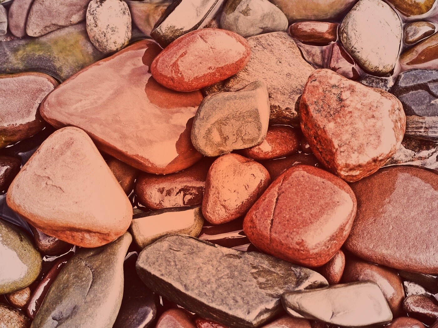 Морские камешки обои