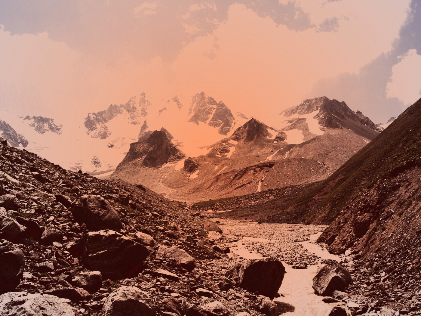 Горный пейзаж обои