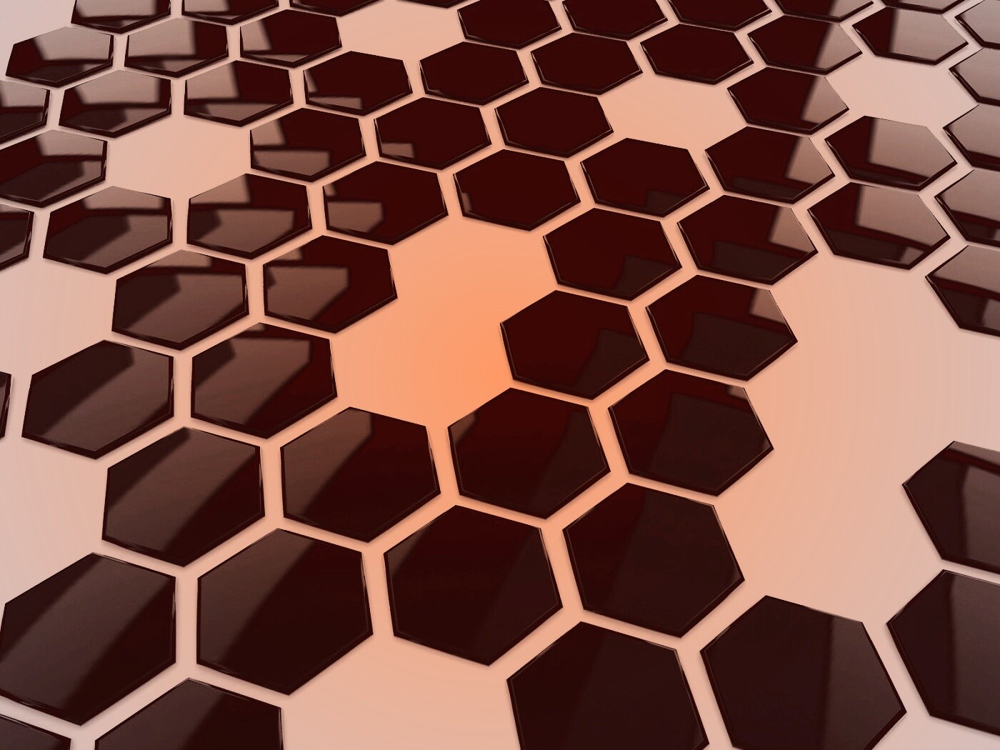 Мозаика из шестигранников обои