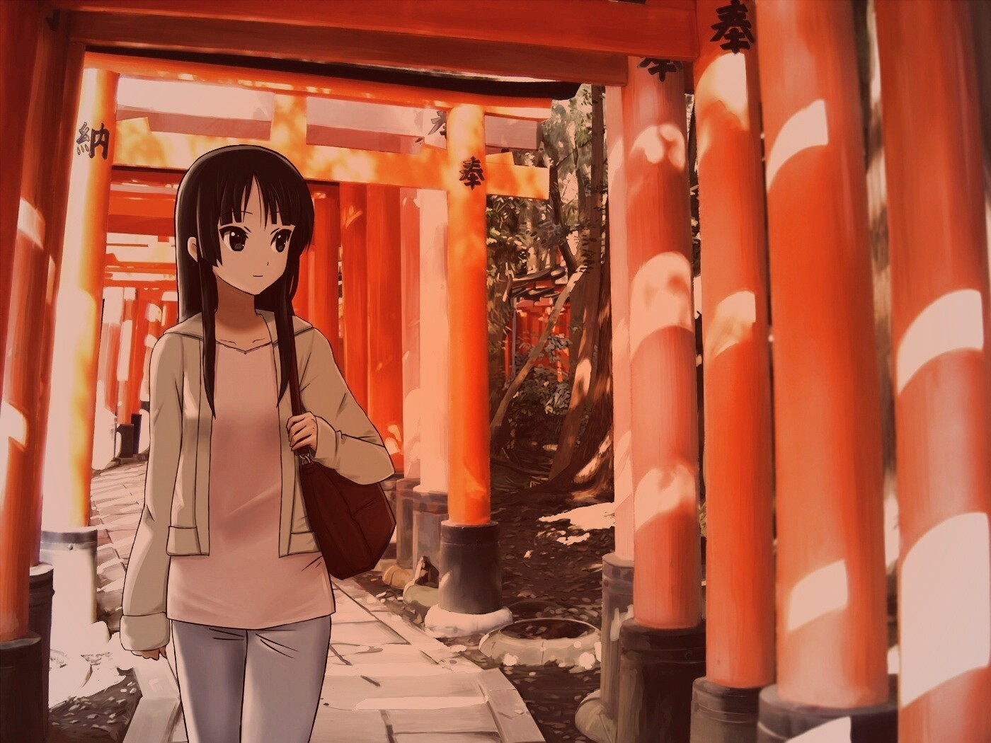 Акияма Мио обои