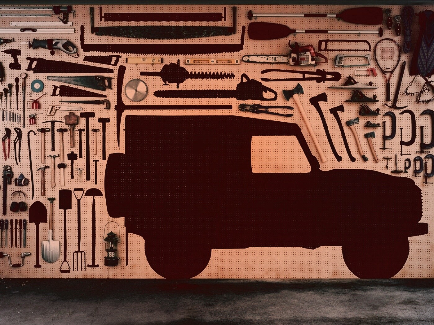 Типичный гараж обои