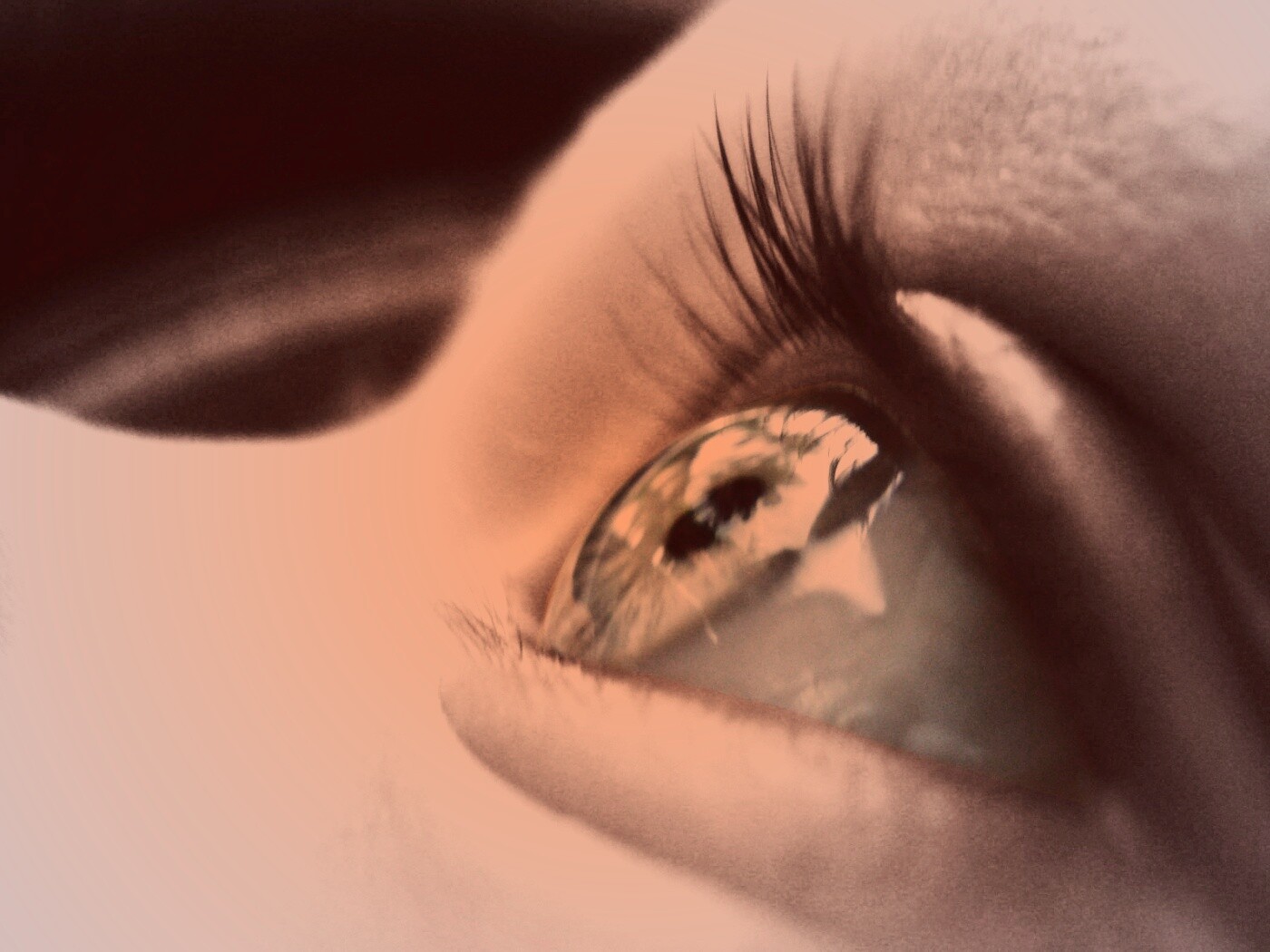 Ясный взгляд младенца обои