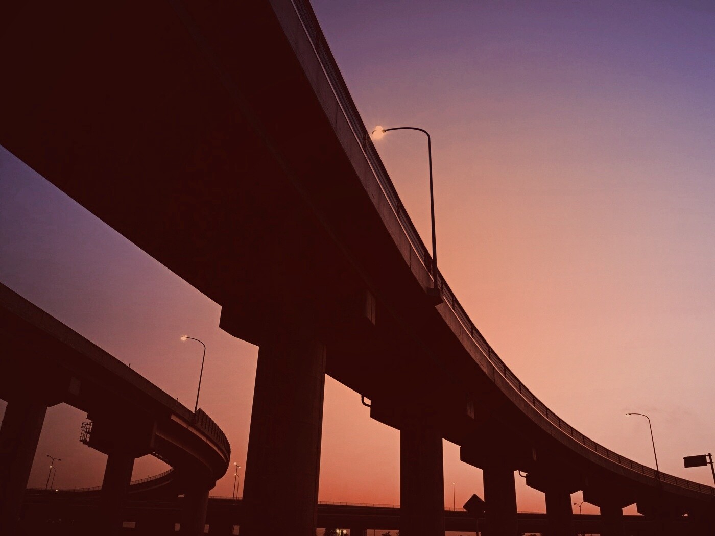 Дорожная развязка обои