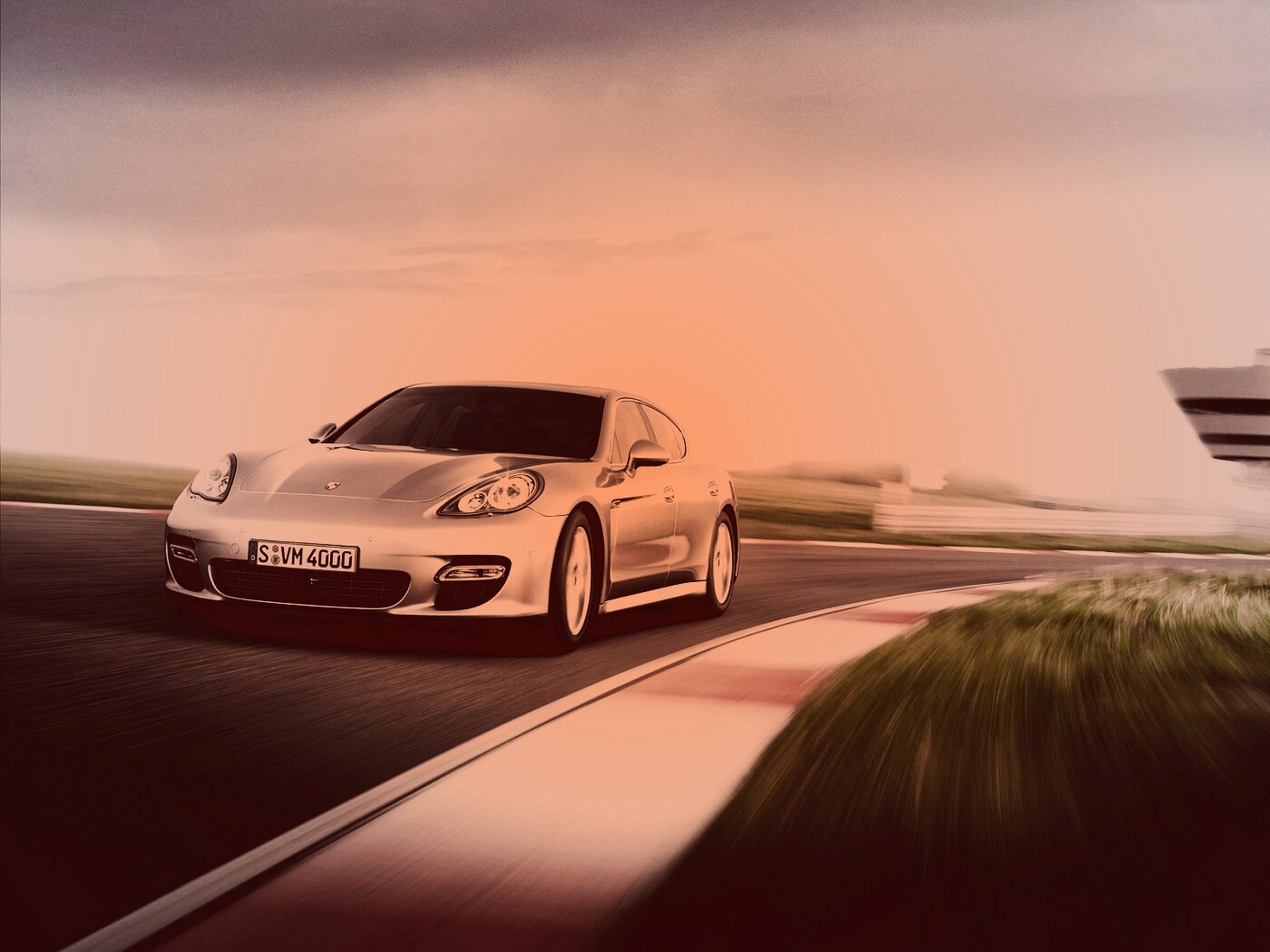 Автомобиль на треке обои