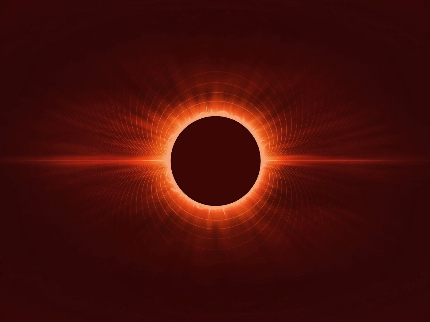 Солнецное затмение обои