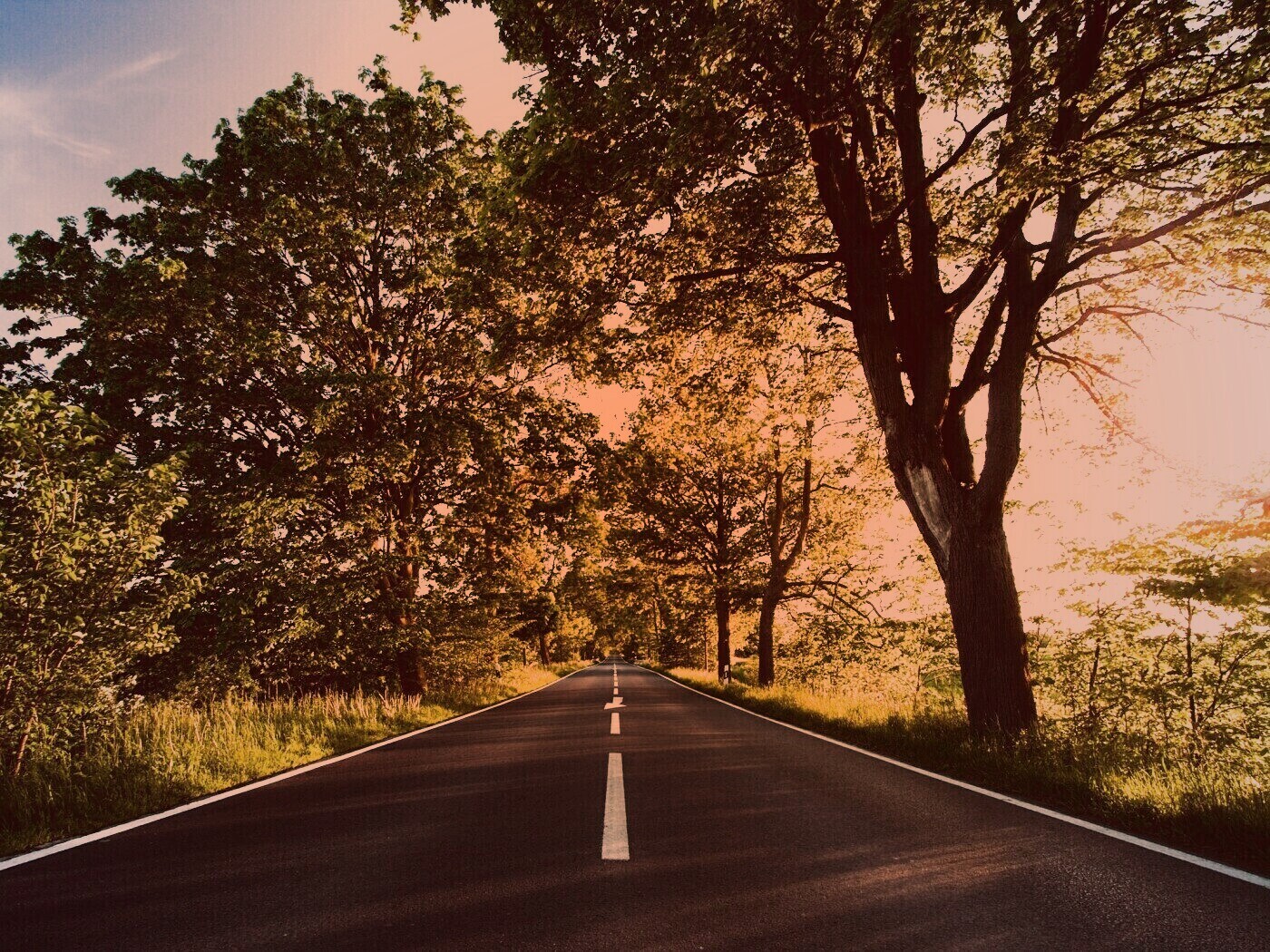 Прямая дорога обои