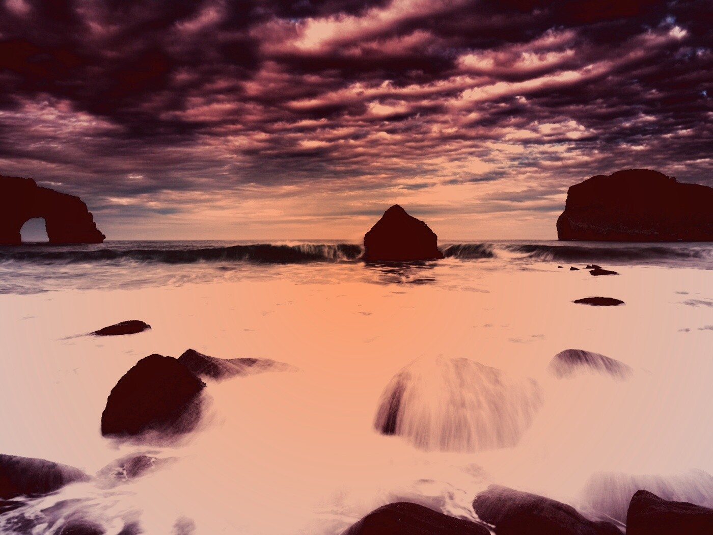 Волнующееся море обои