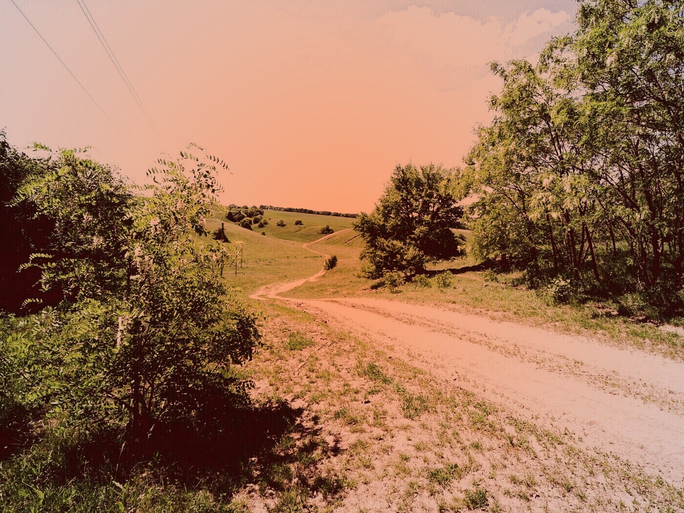 Просёлочная дорога обои