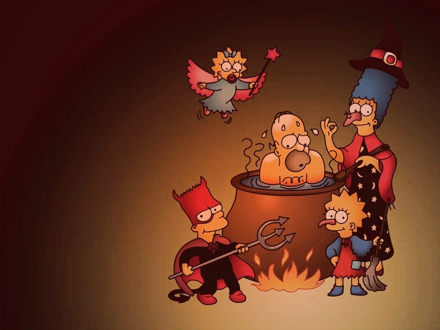 Шабаш Симпсонов обои