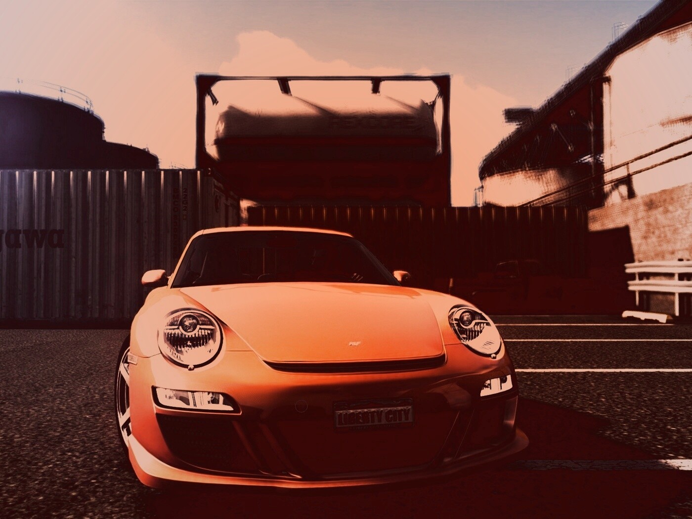 Порше из GTA4 обои