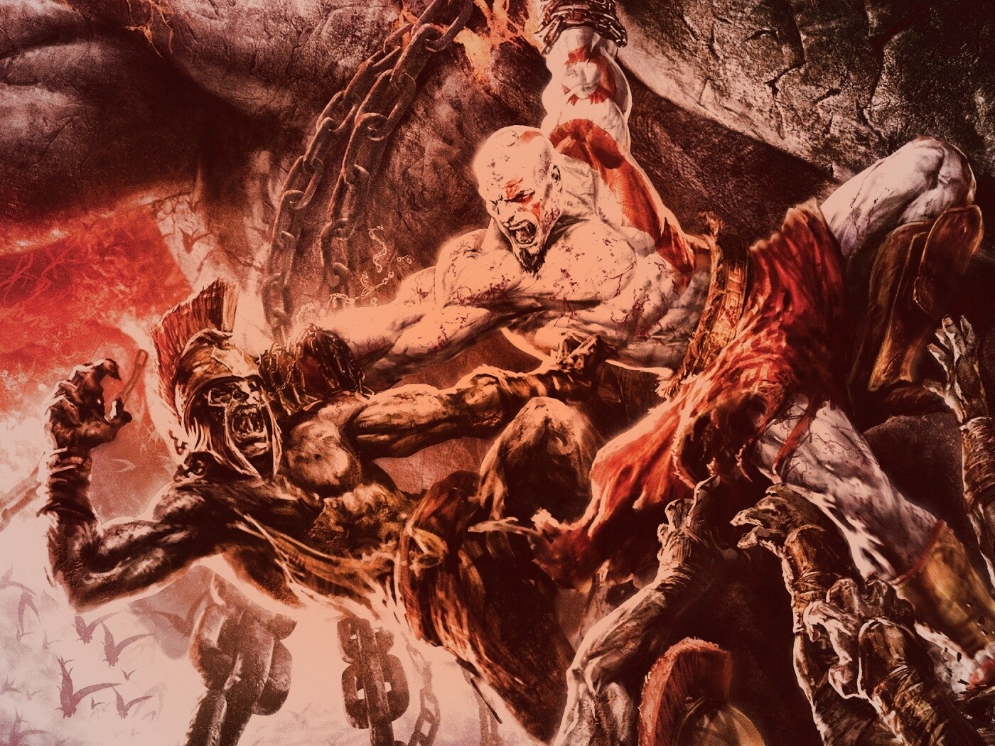 Бог войны обои