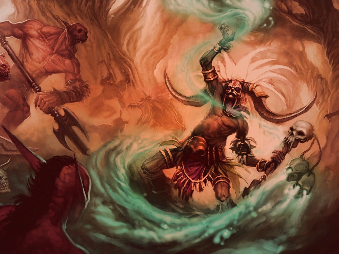 Шаман из Diablo 3 обои