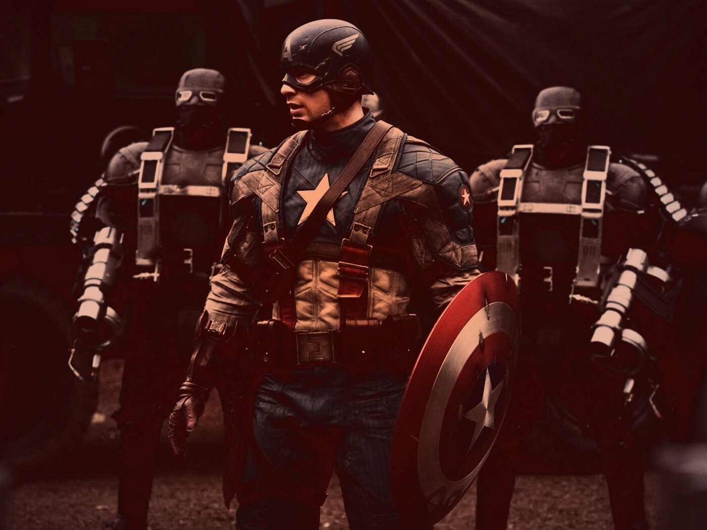 Капитан Америка обои