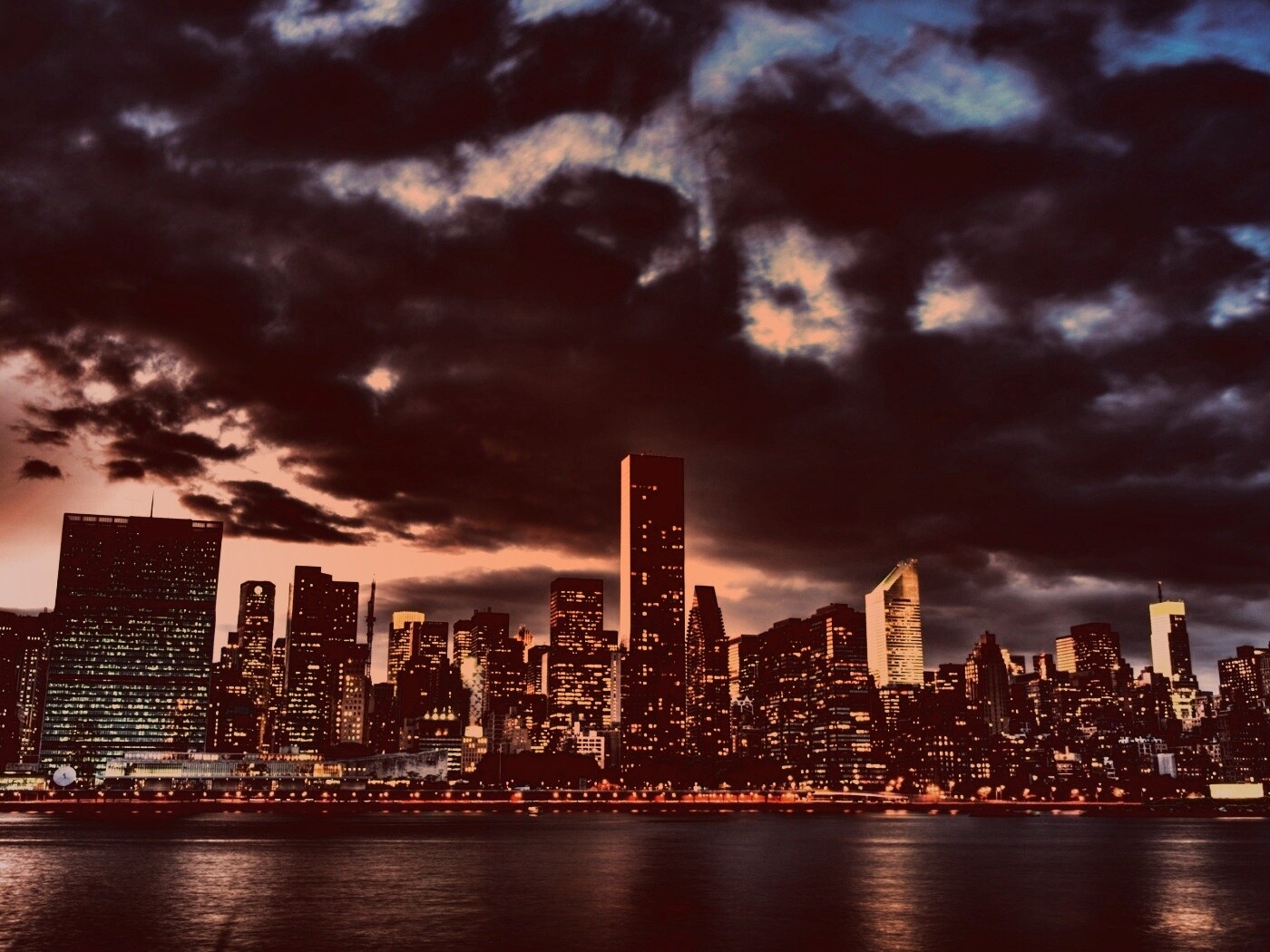 Красивый город обои