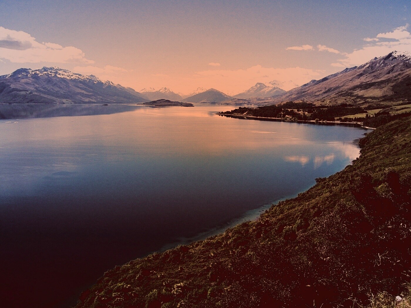 Горное озеро обои