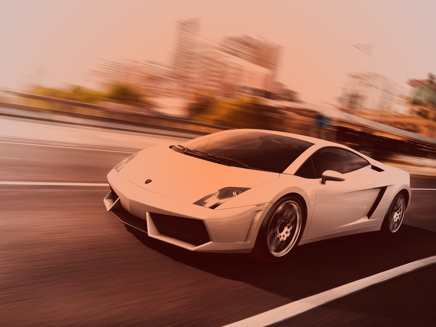 Серый Ламборджини обои