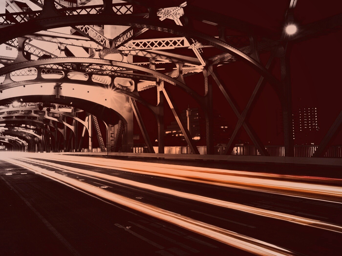 Городской мост в Сакраменто обои