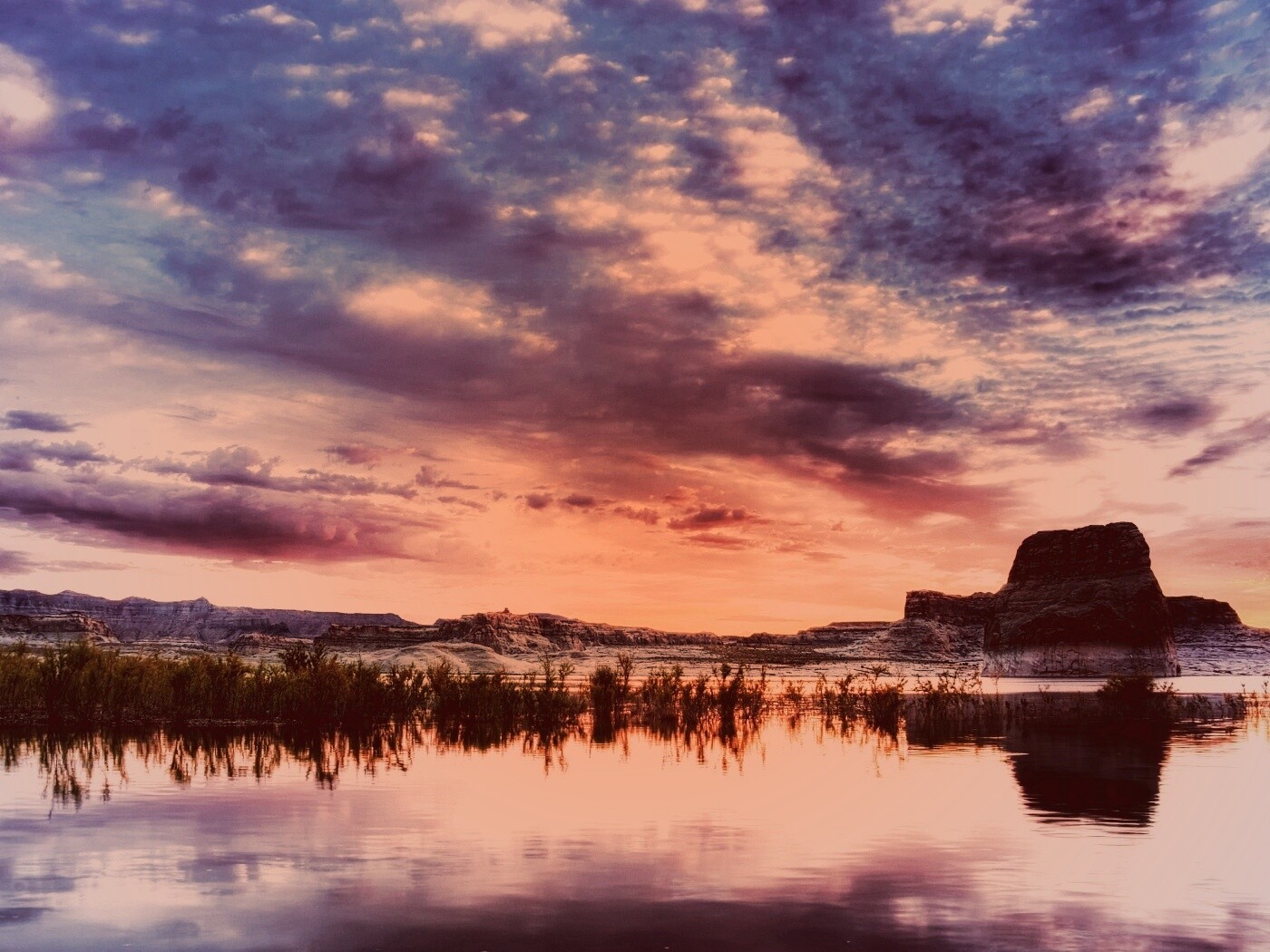 Горное озеро обои