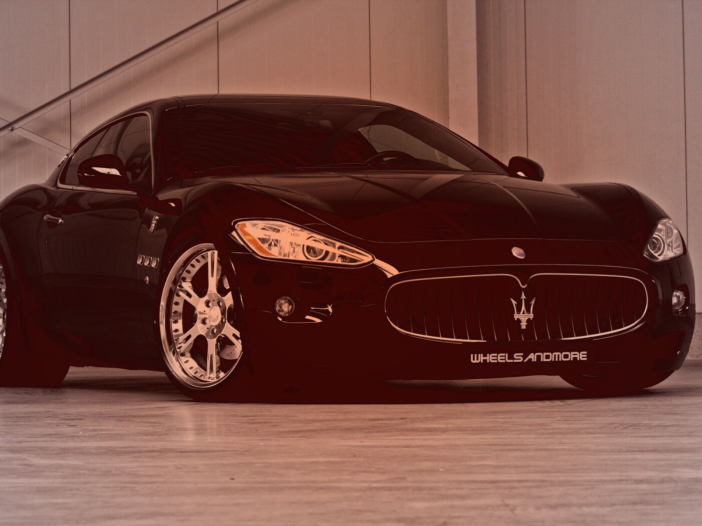 Черная мазерати Gran Turismo обои