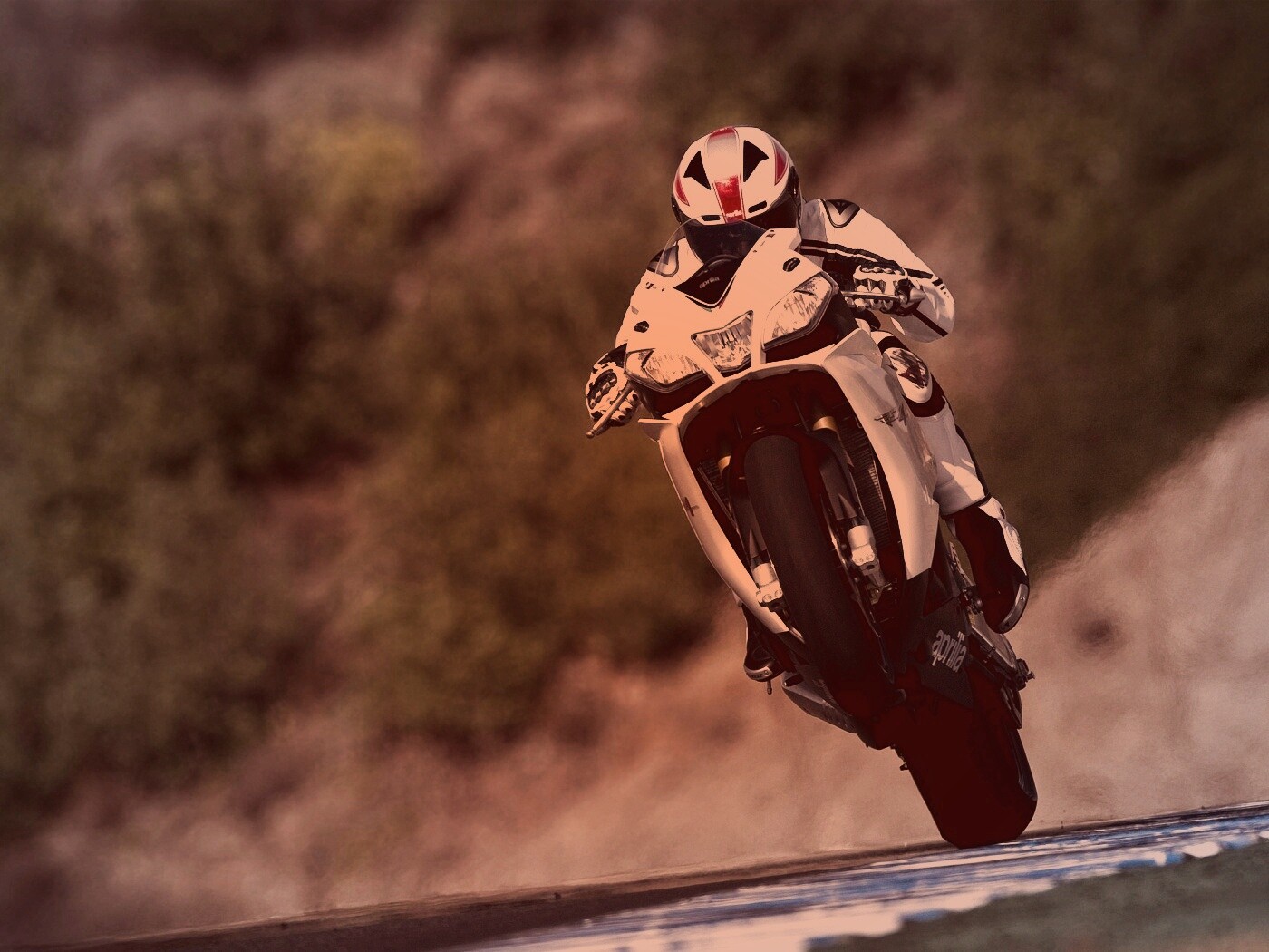 Спортбайк на козле обои