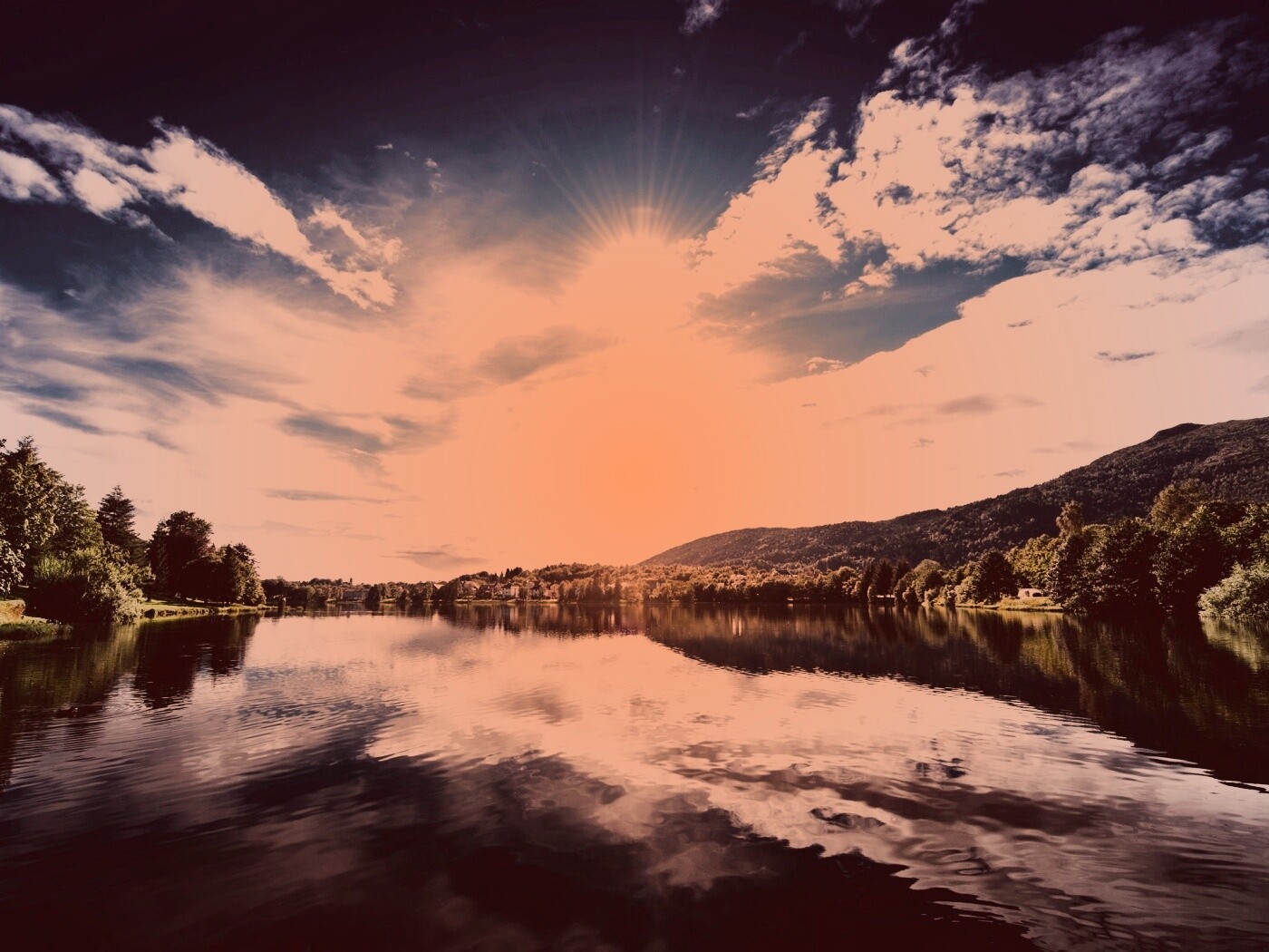 Норвежская река обои