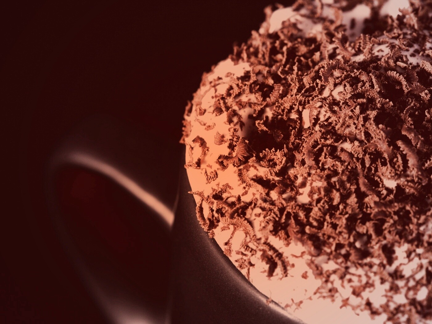 Кофе со сливками и шоколадом обои