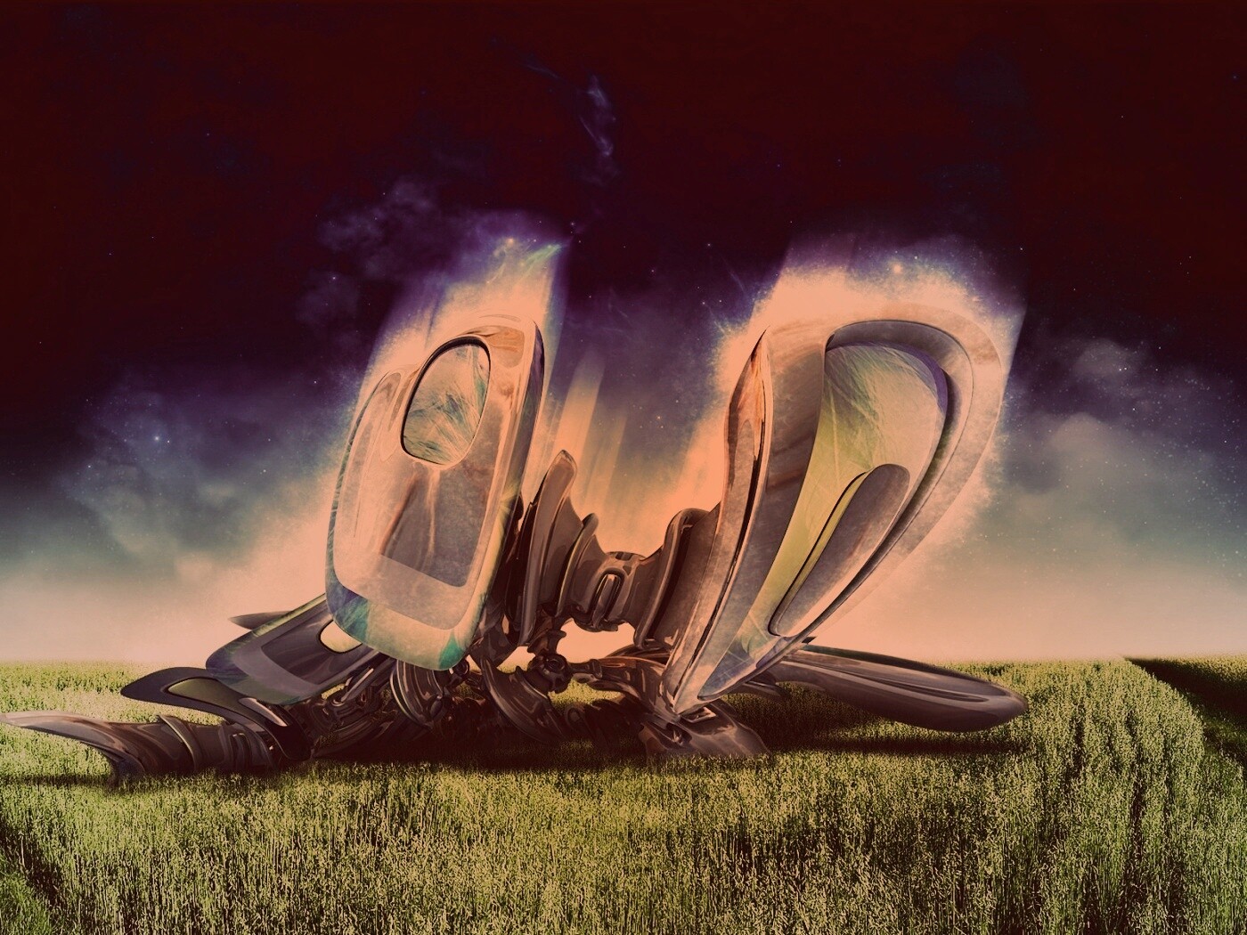 Нечто в поле обои