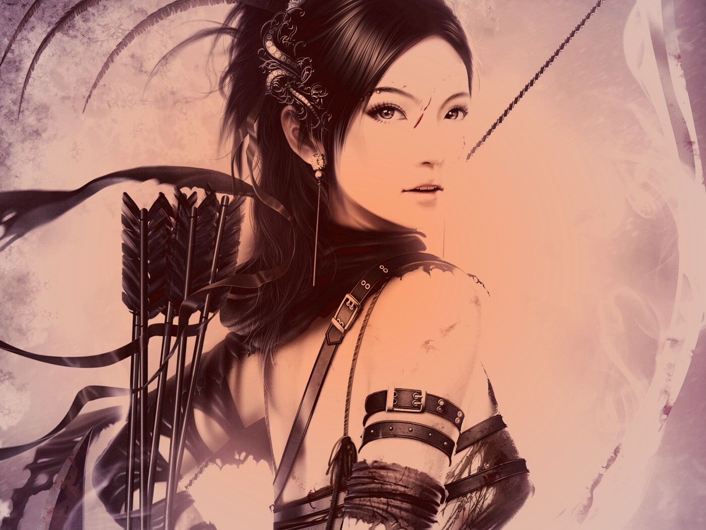 Лучница обои