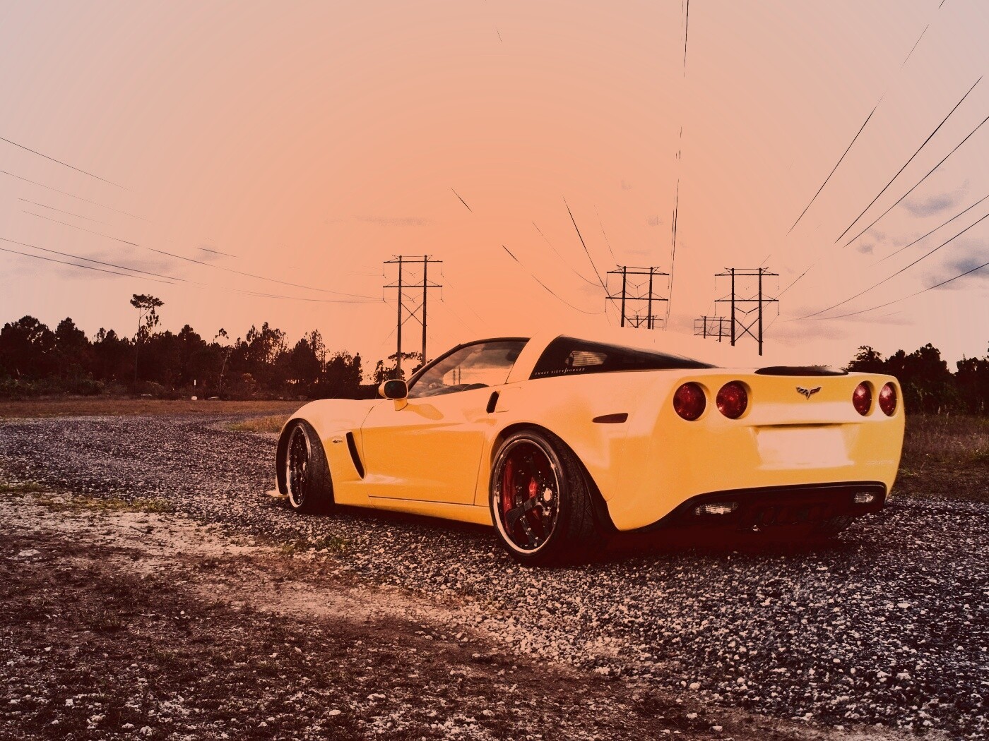 Chevrolet corvette обои