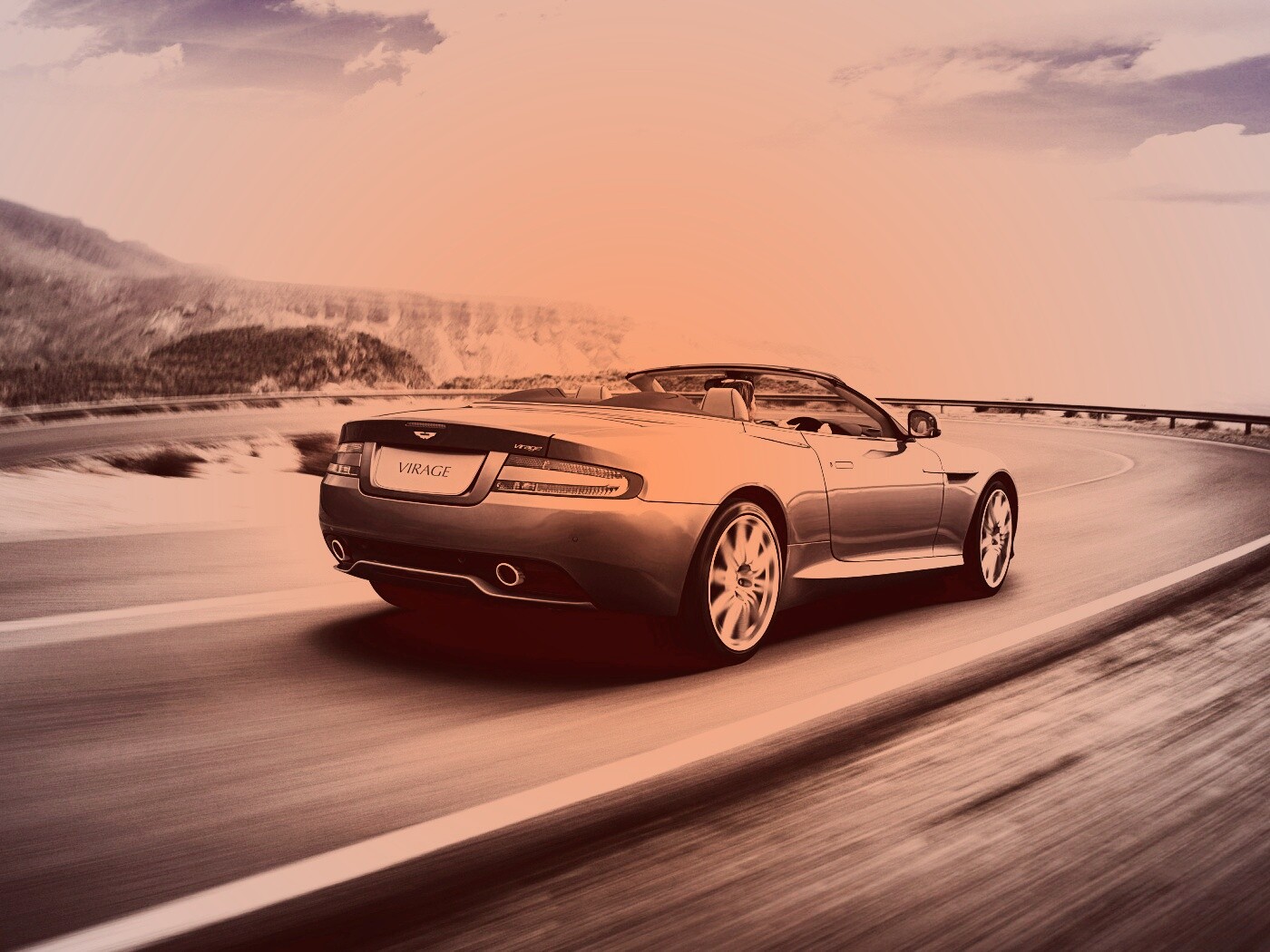 Астон кабриолет обои