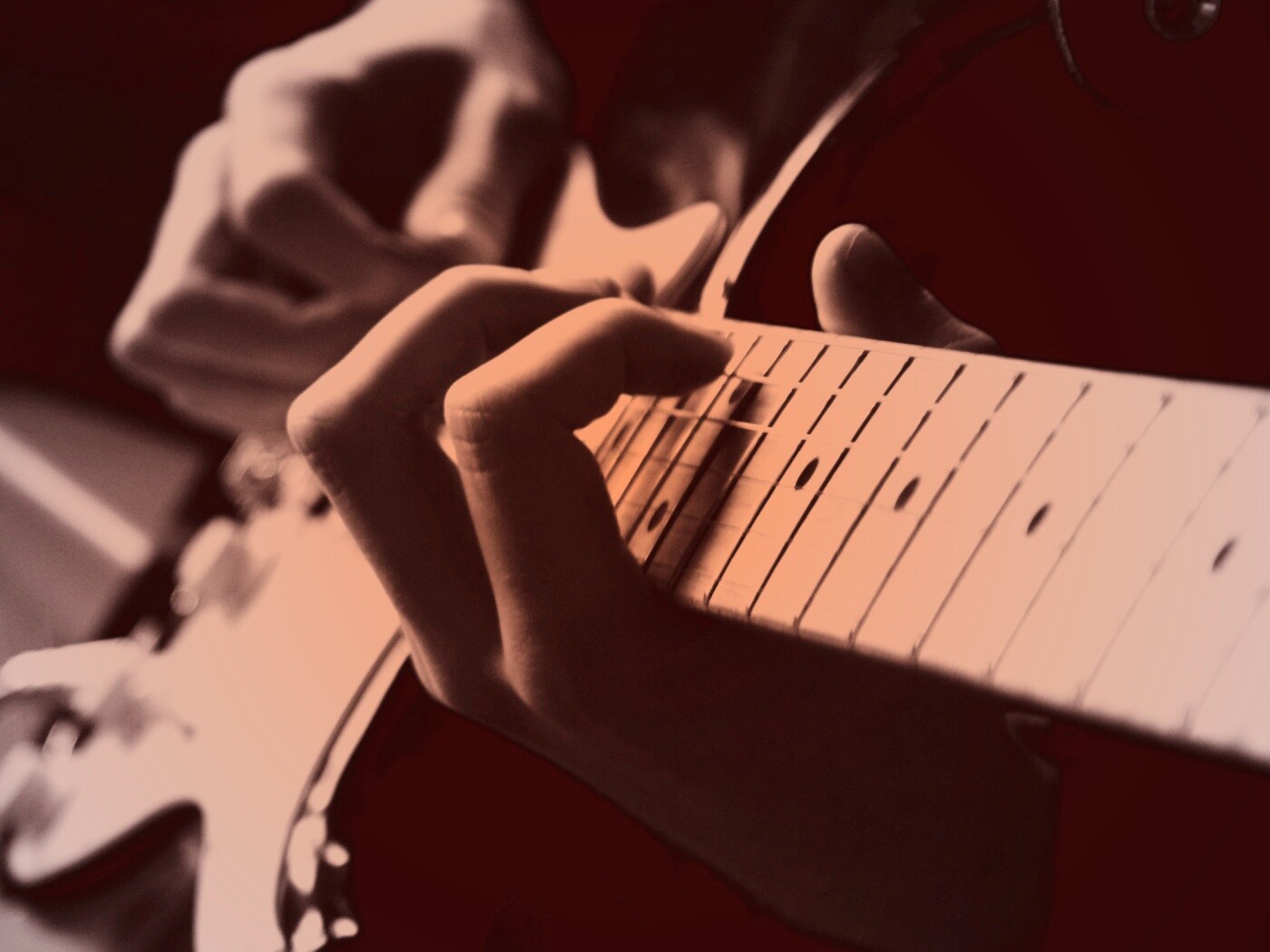 Игра на гитаре обои