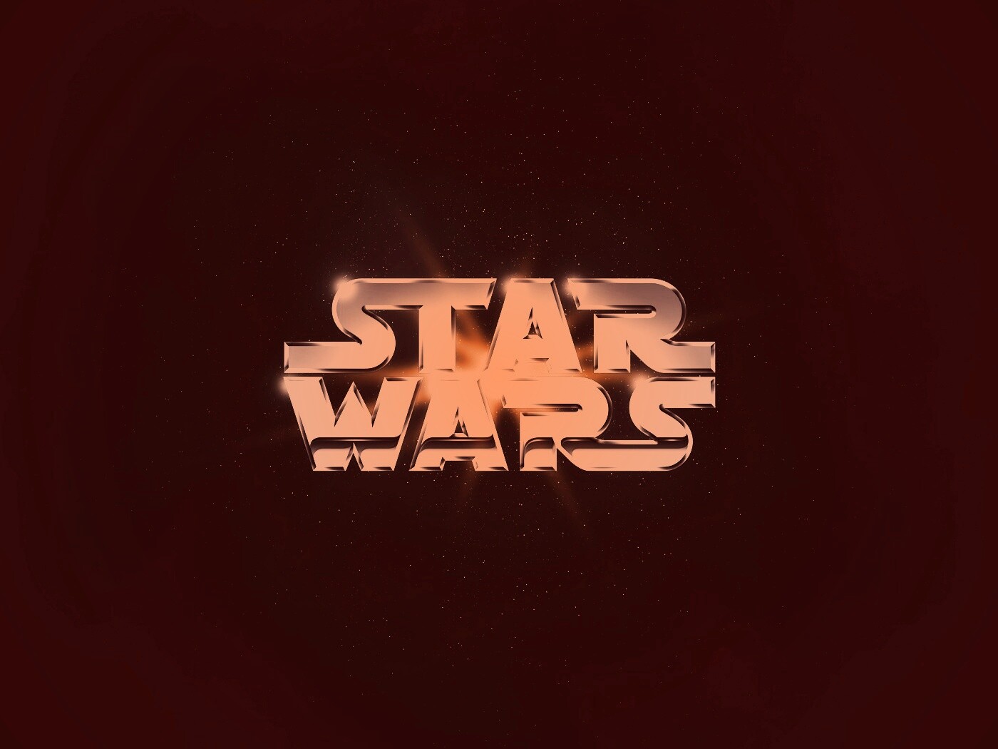 Серебряный логотип звездных войн обои