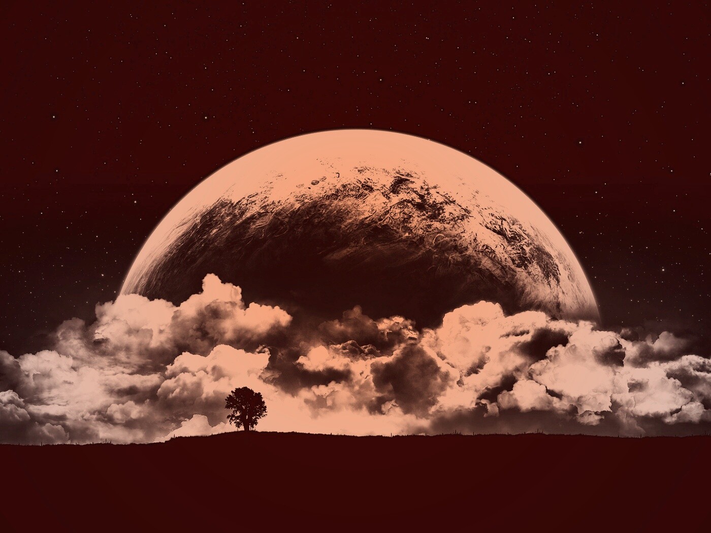 Наедине с вселенной обои