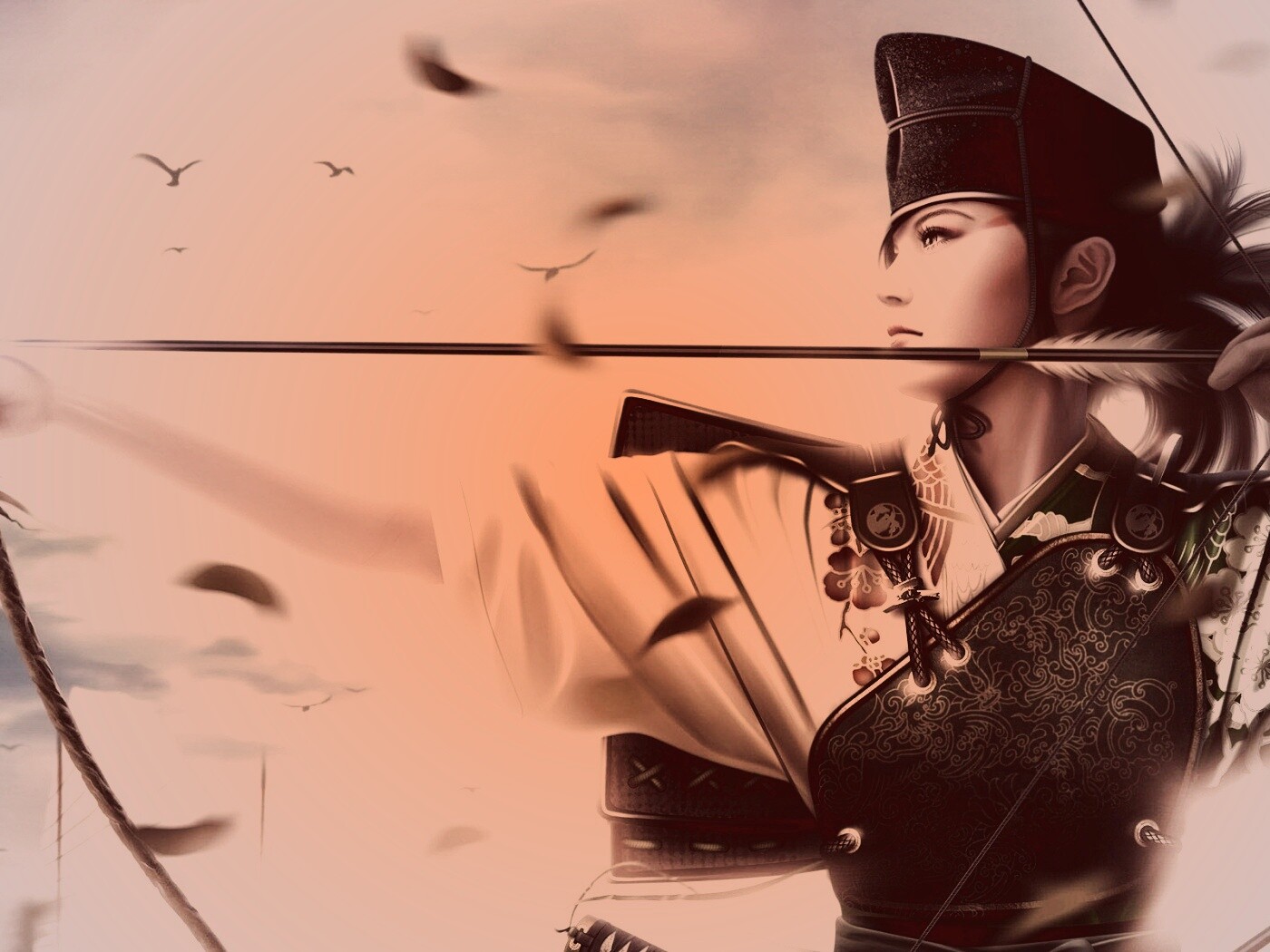 Лучница обои