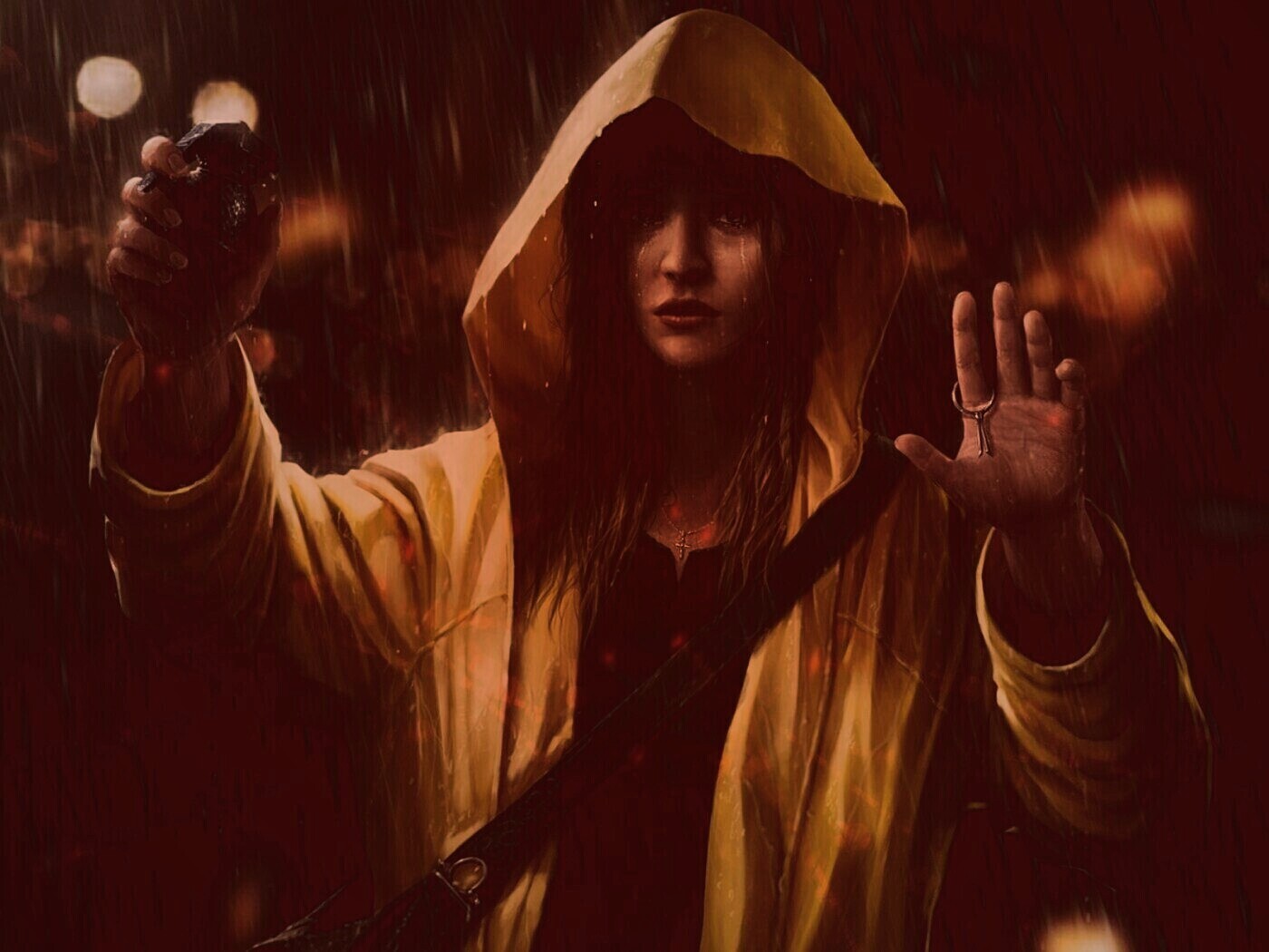 Девушка с гранатой обои