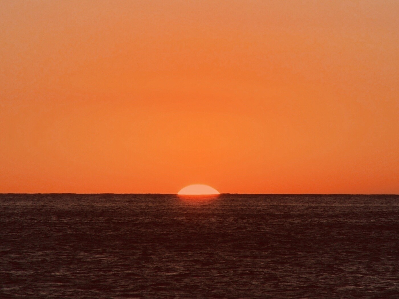 Идеальный закат обои