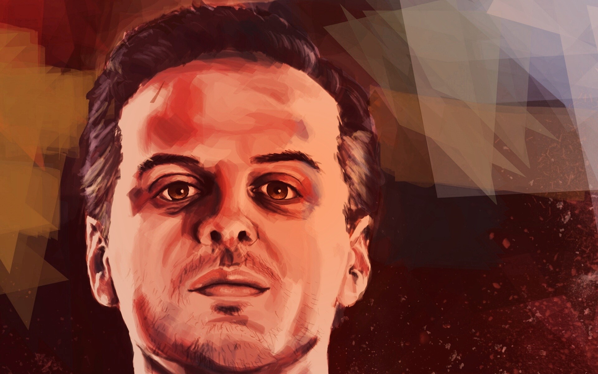 Портрет Джима Мориарти обои