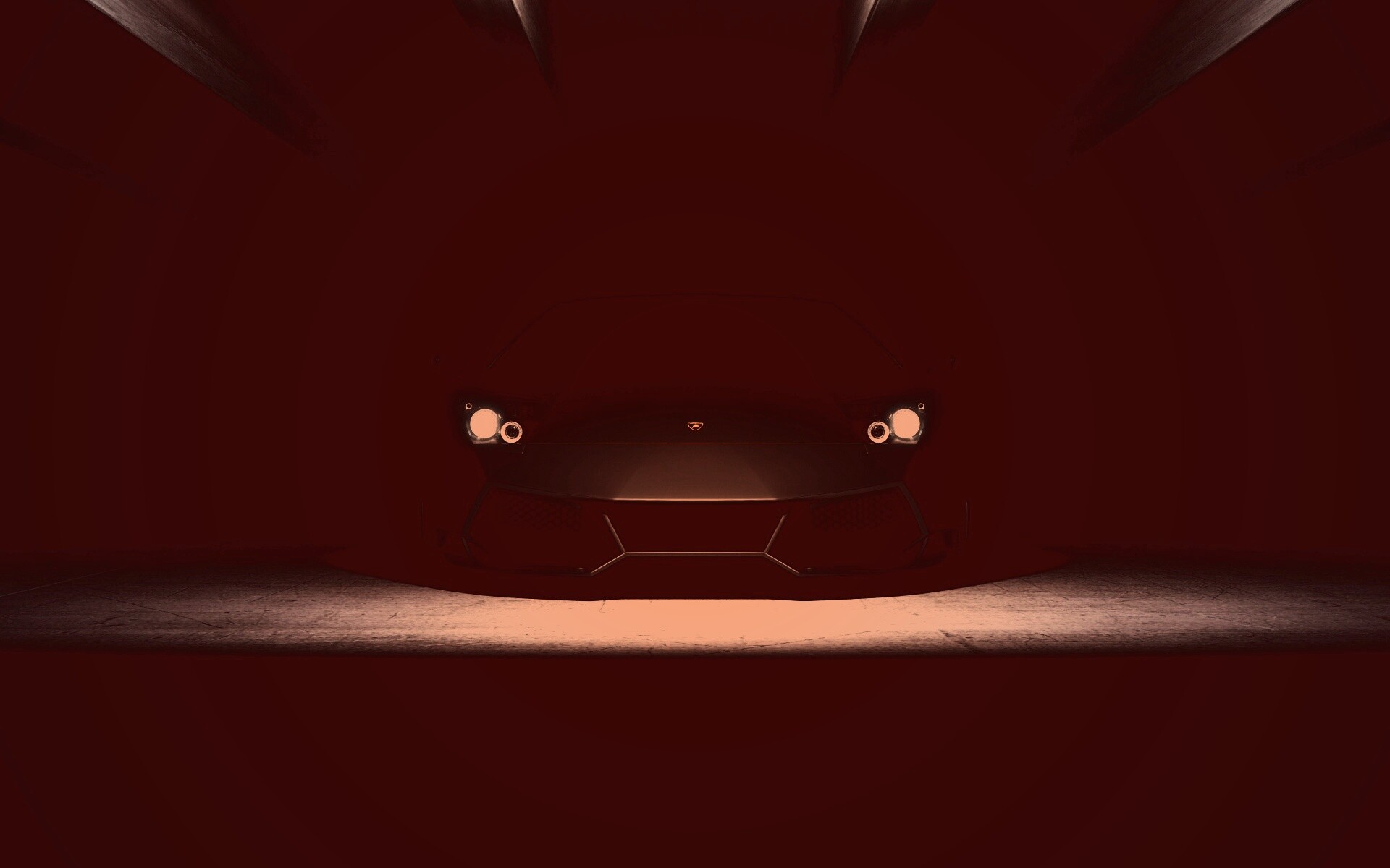 Ламборджини во тьме обои