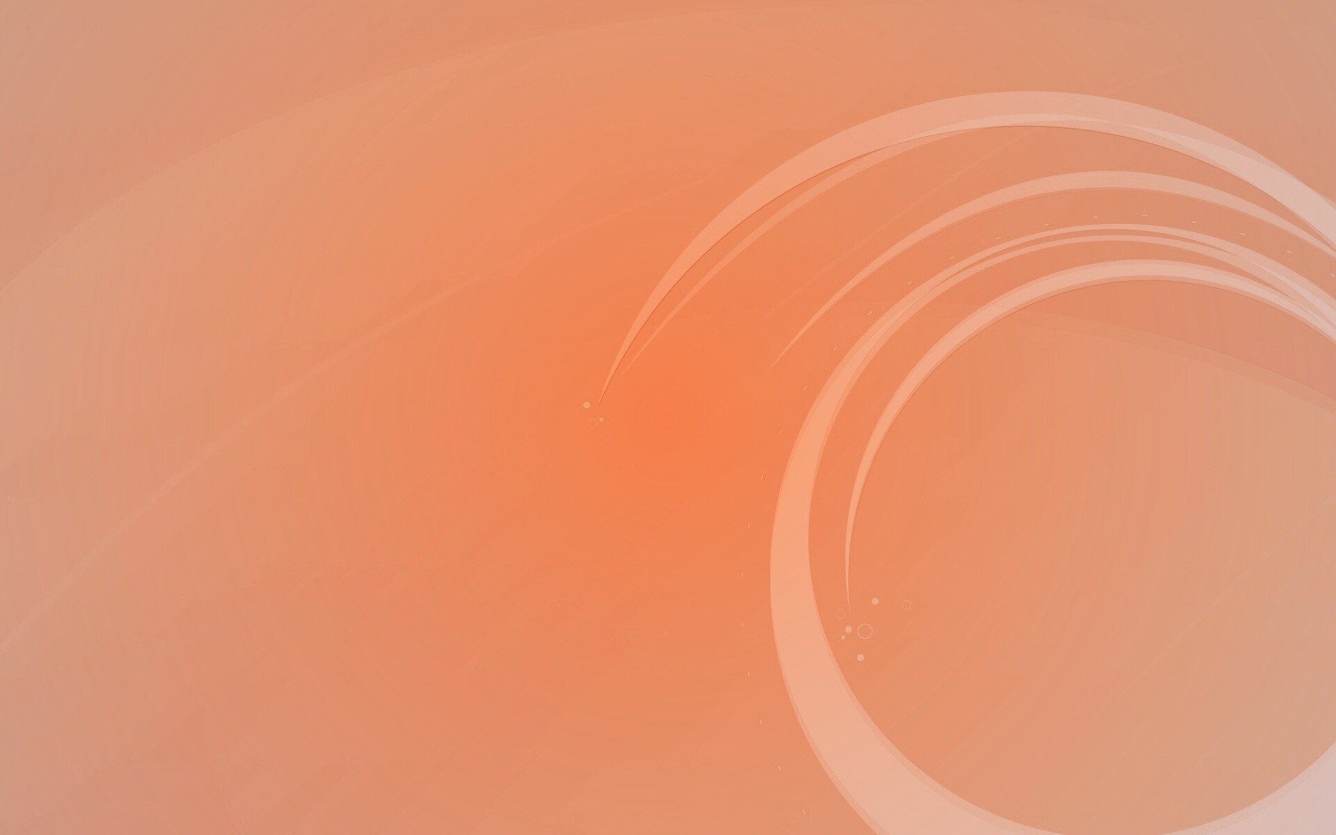 Оранжевая спираль обои