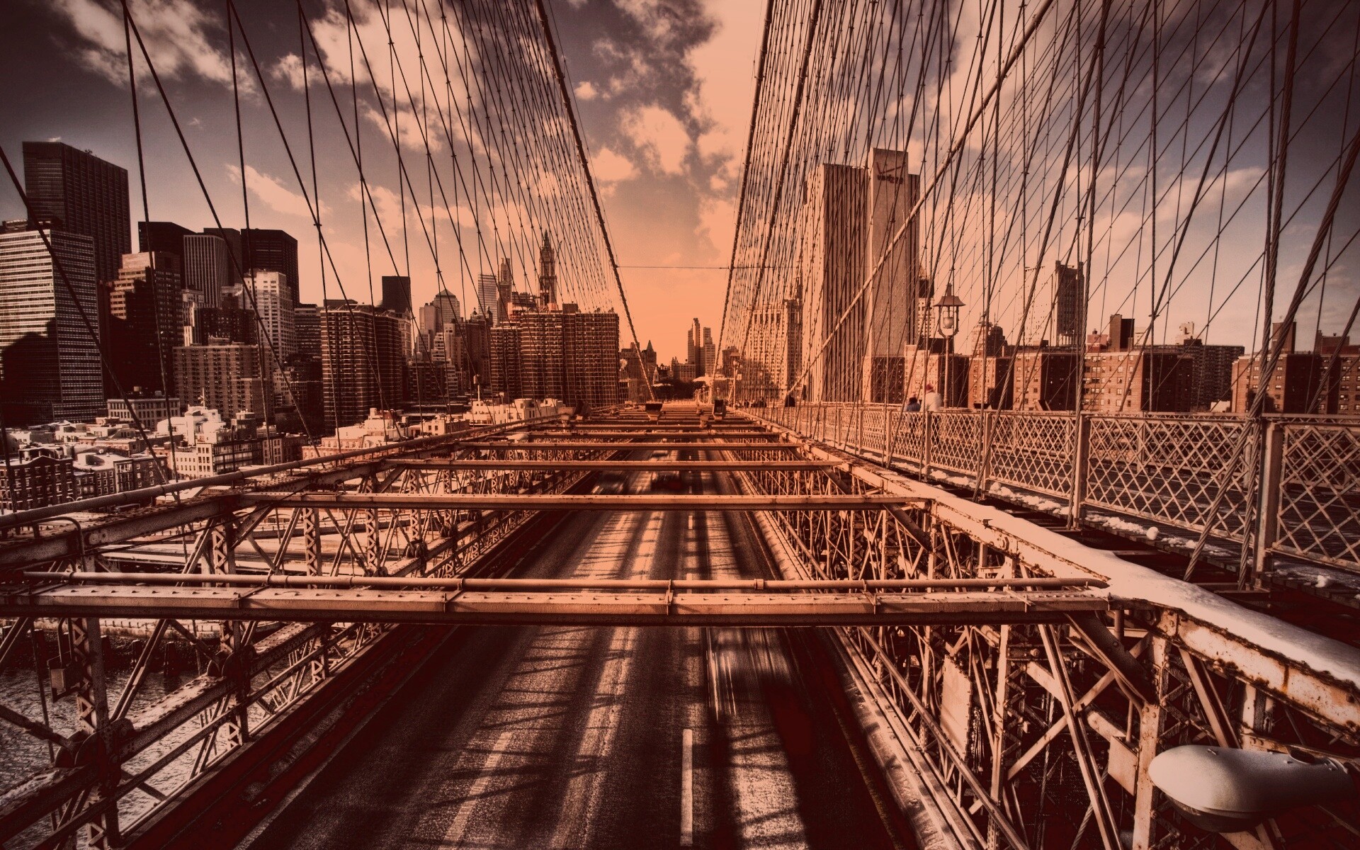 Мост Джорджа Вашингтона обои