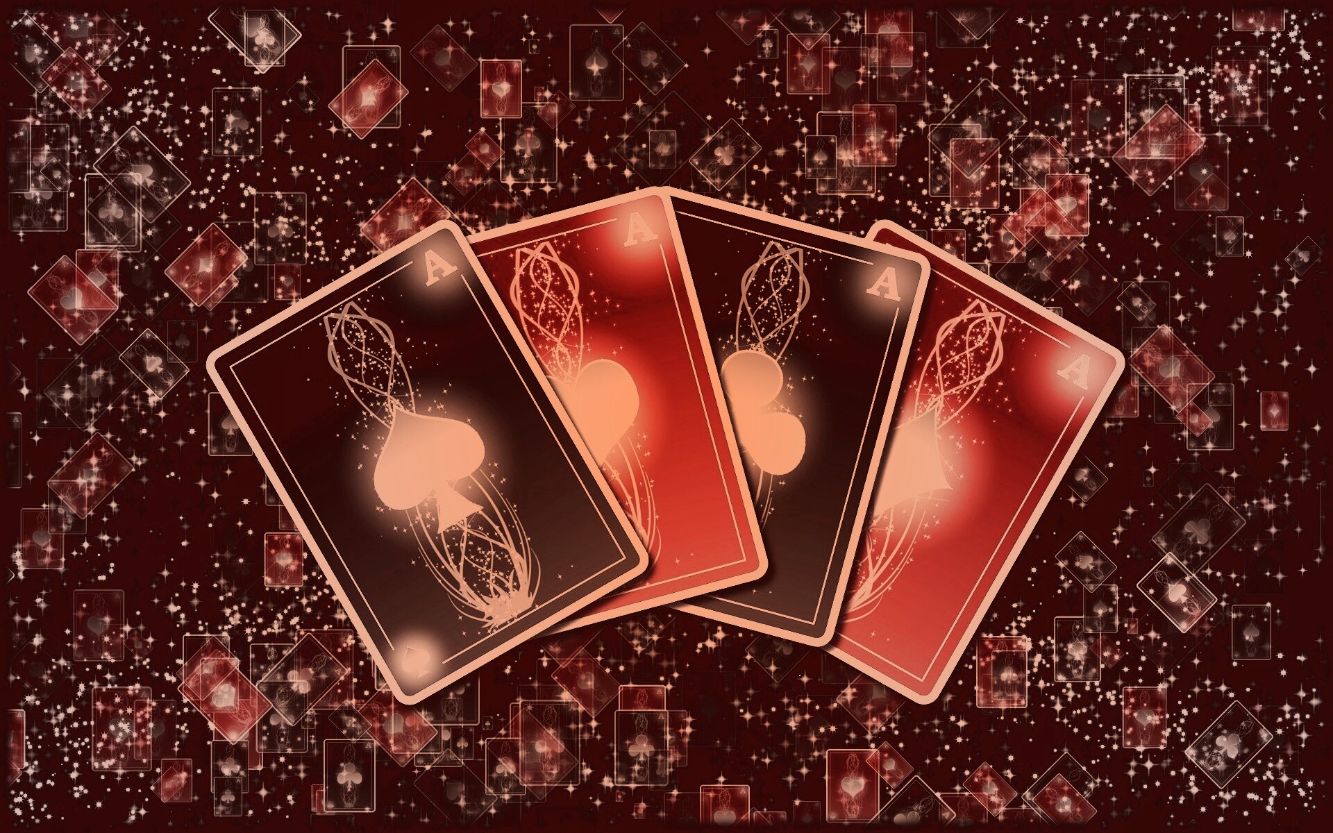 Каре из тузов обои