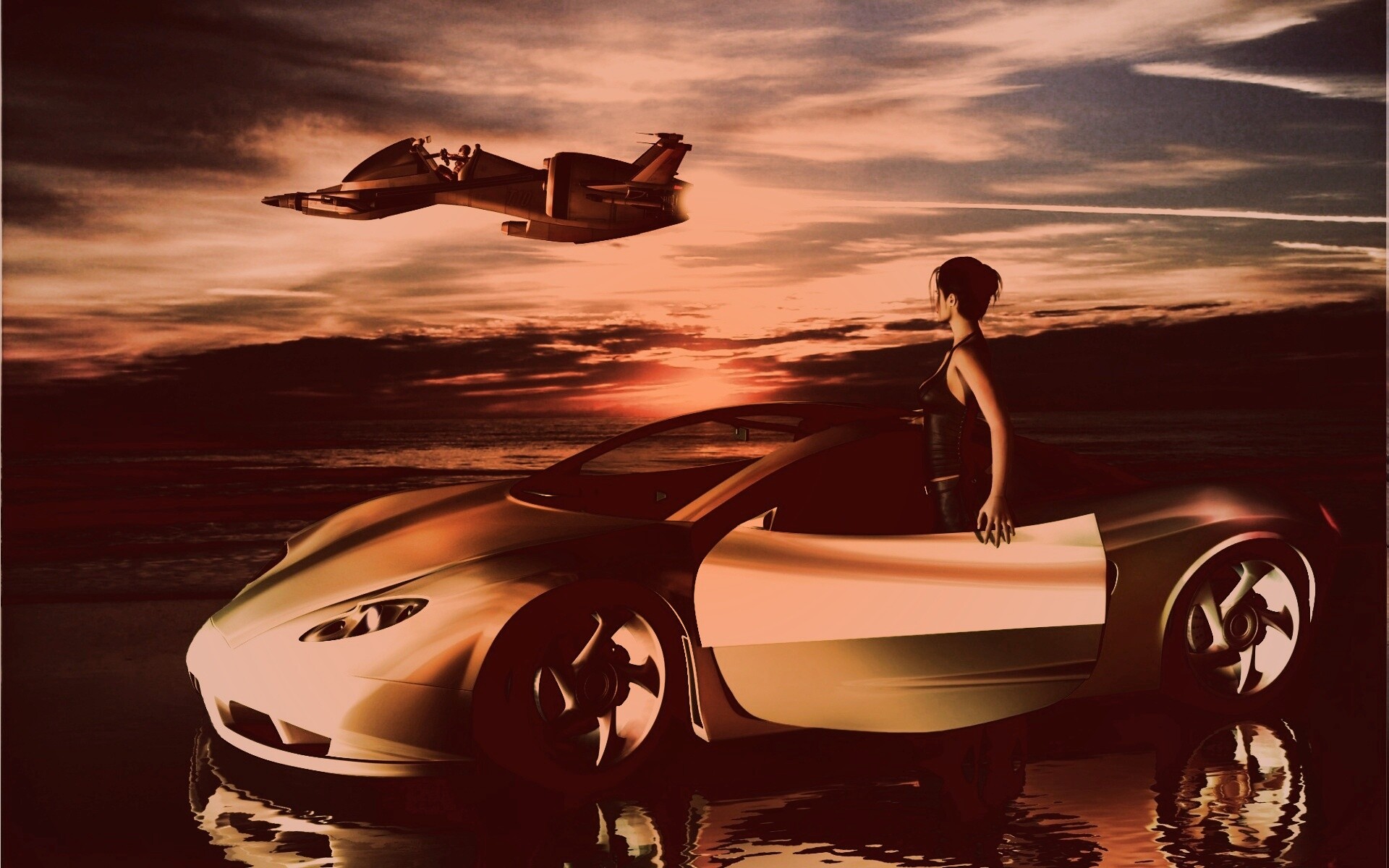 Транспорт будущего обои