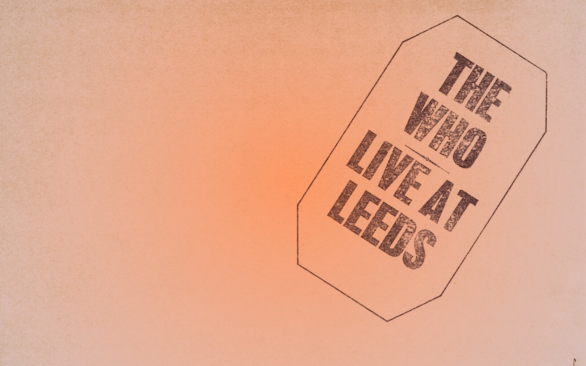 The who live at leeds обои