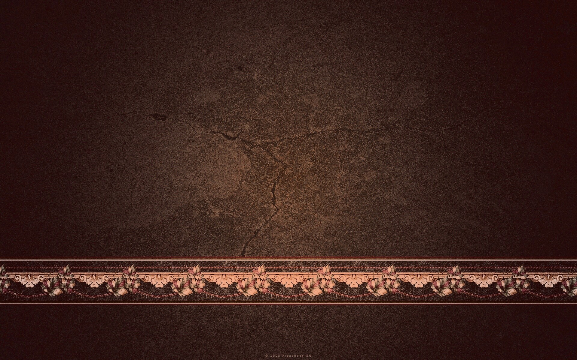 Обои с цветочным орнаментом обои