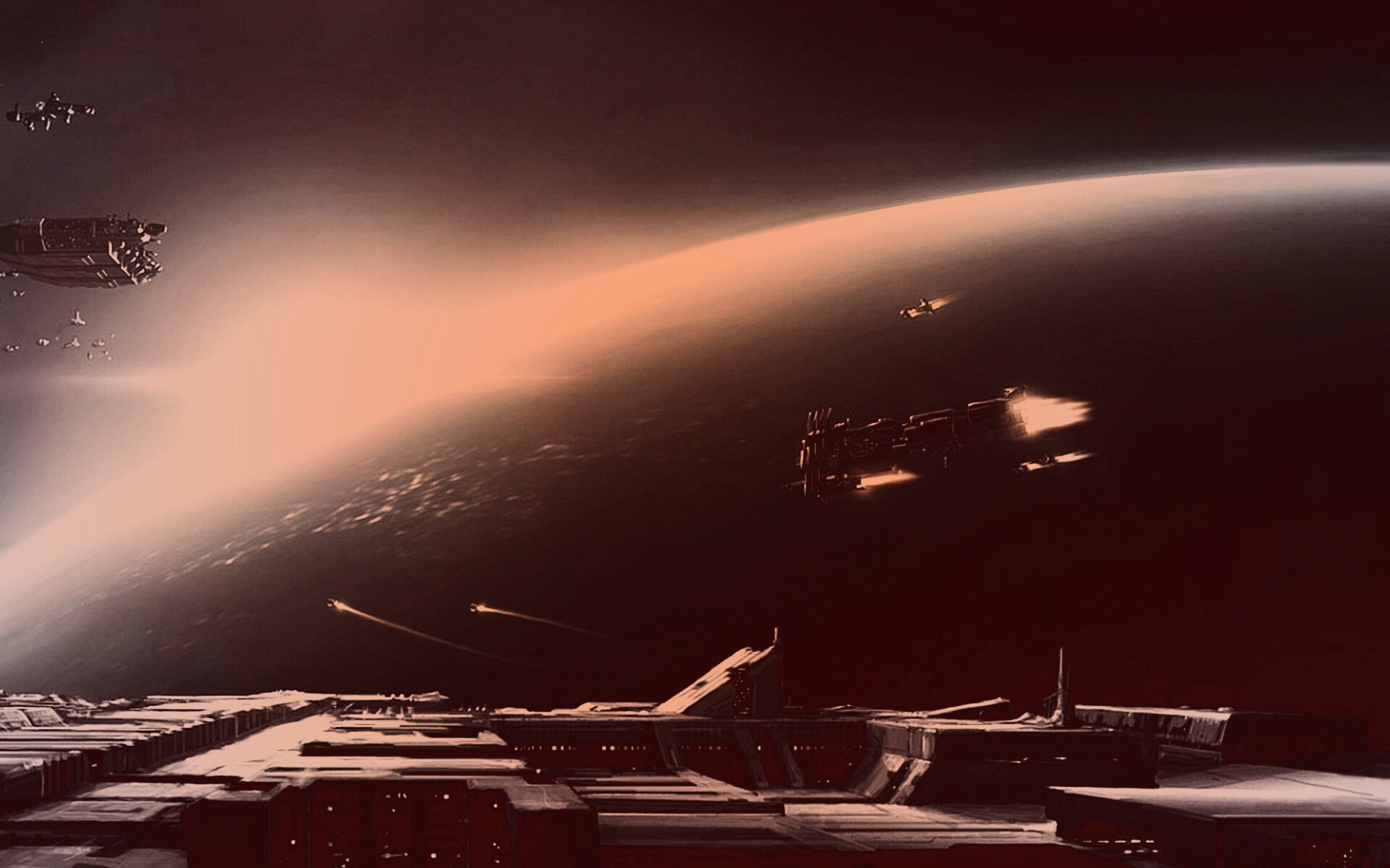 Космическая баталия обои