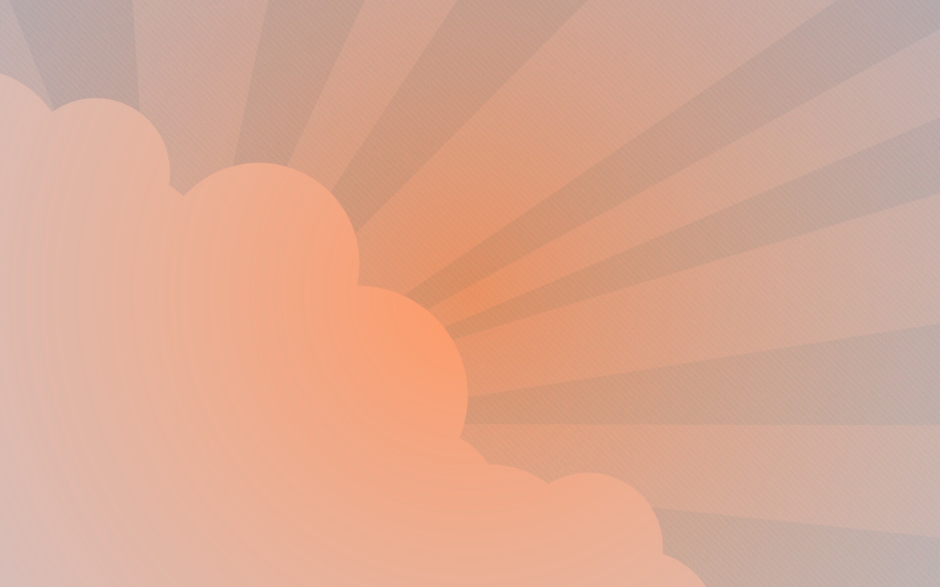 Лучи из-за облака обои