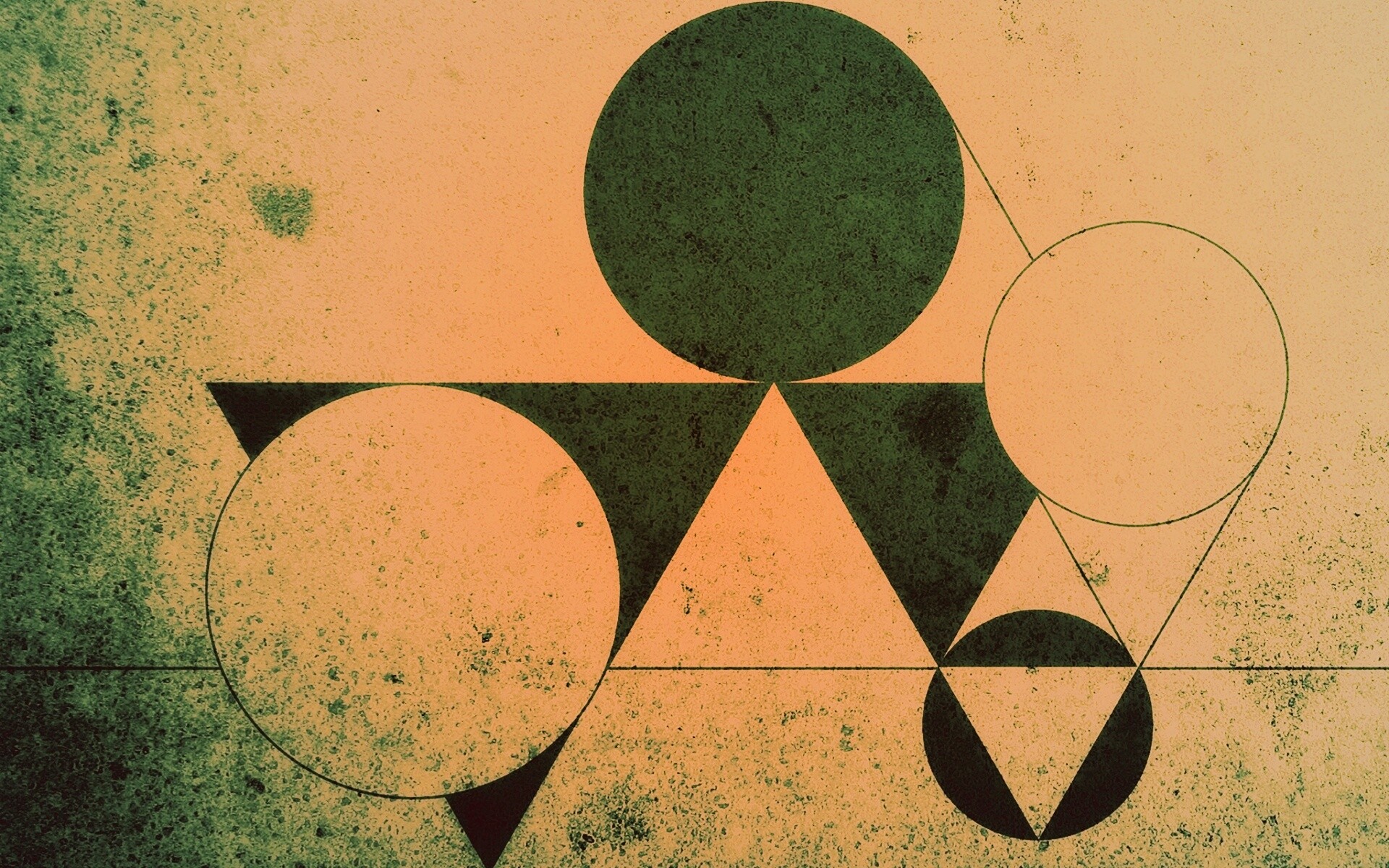 Структура из геометрических фигур обои