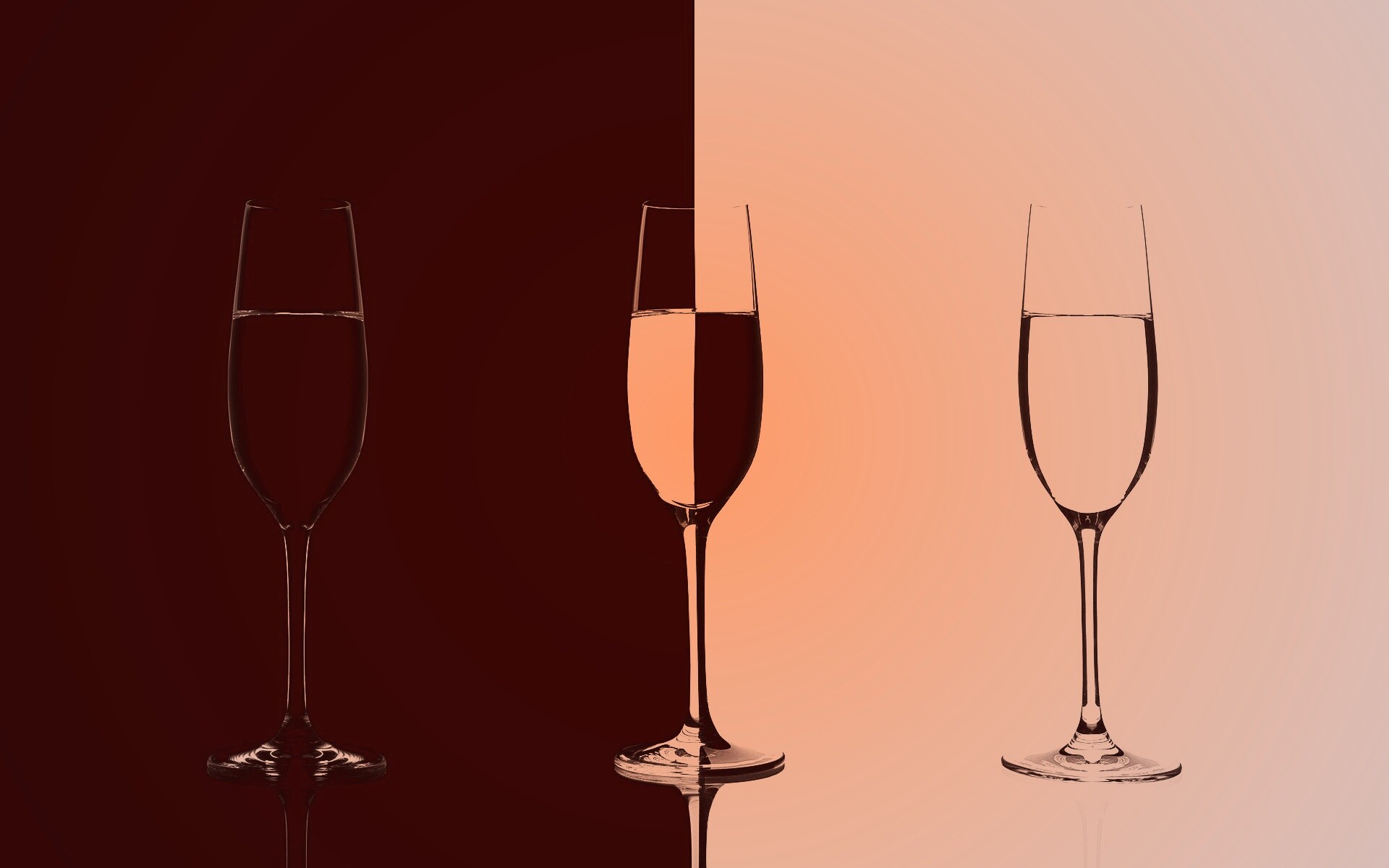 Бокалы обои